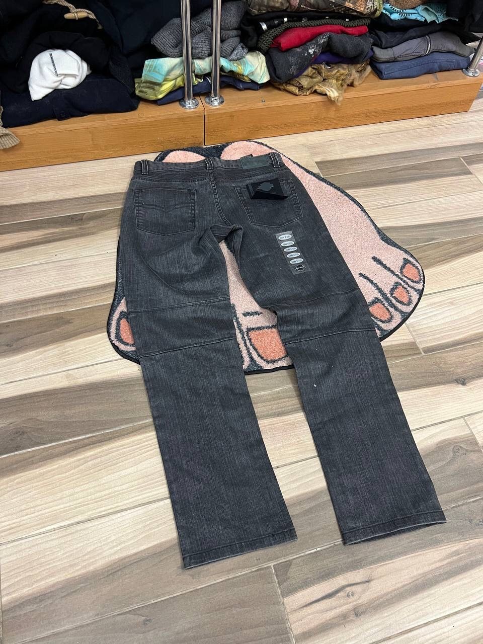 Harley Davidson × Vintage Vintage Harley Davidson Denim Jeans 32x32 Size US 32 / EU 48 - 2 Thumbnail
