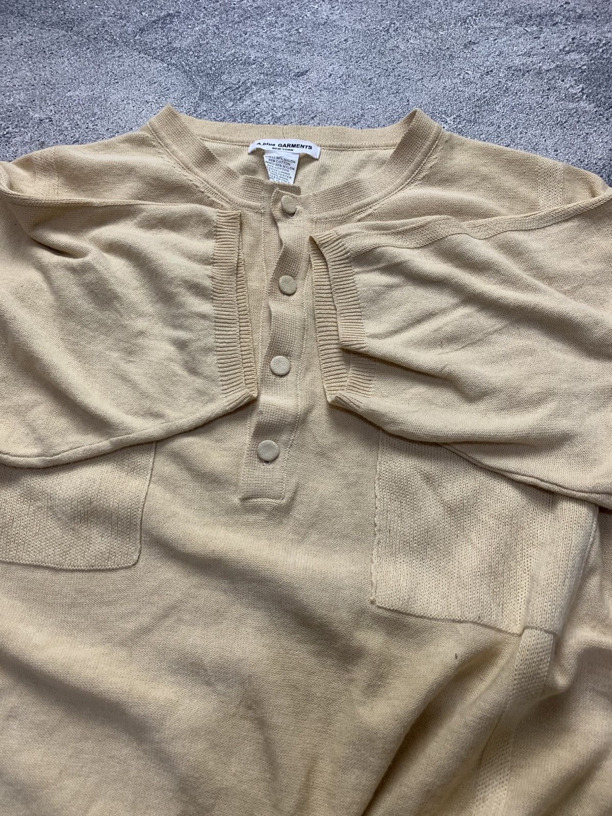Engineered Garments 🐍 SOLD 🐍A Blue Garment Newyork Short Sleeve Knit Size US L / EU 52-54 / 3 - 2 Thumbnail
