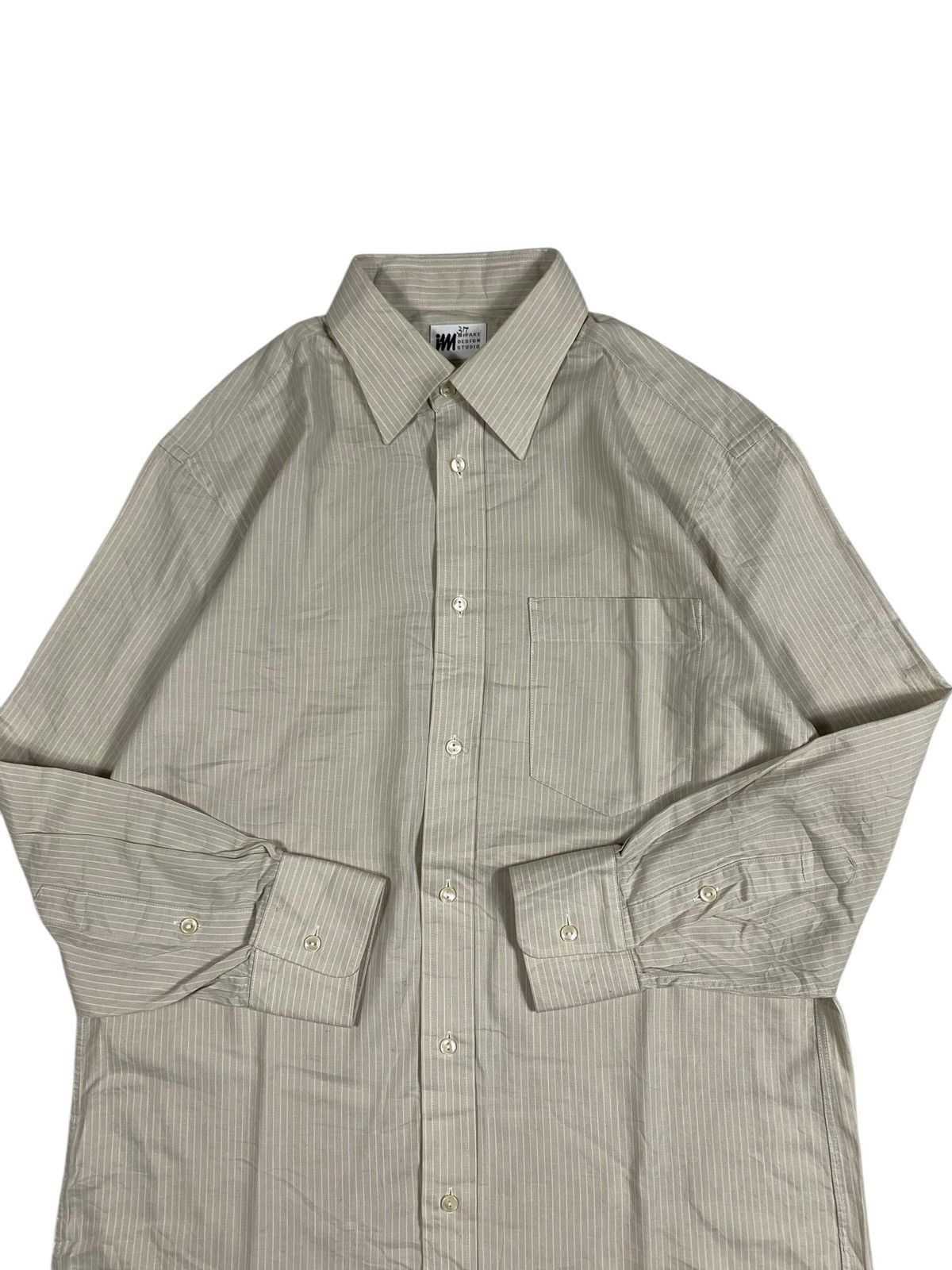 Issey Miyake Vintage issey miyake Design studio Stripe Shirt Size US L / EU 52-54 / 3 - 2 Thumbnail