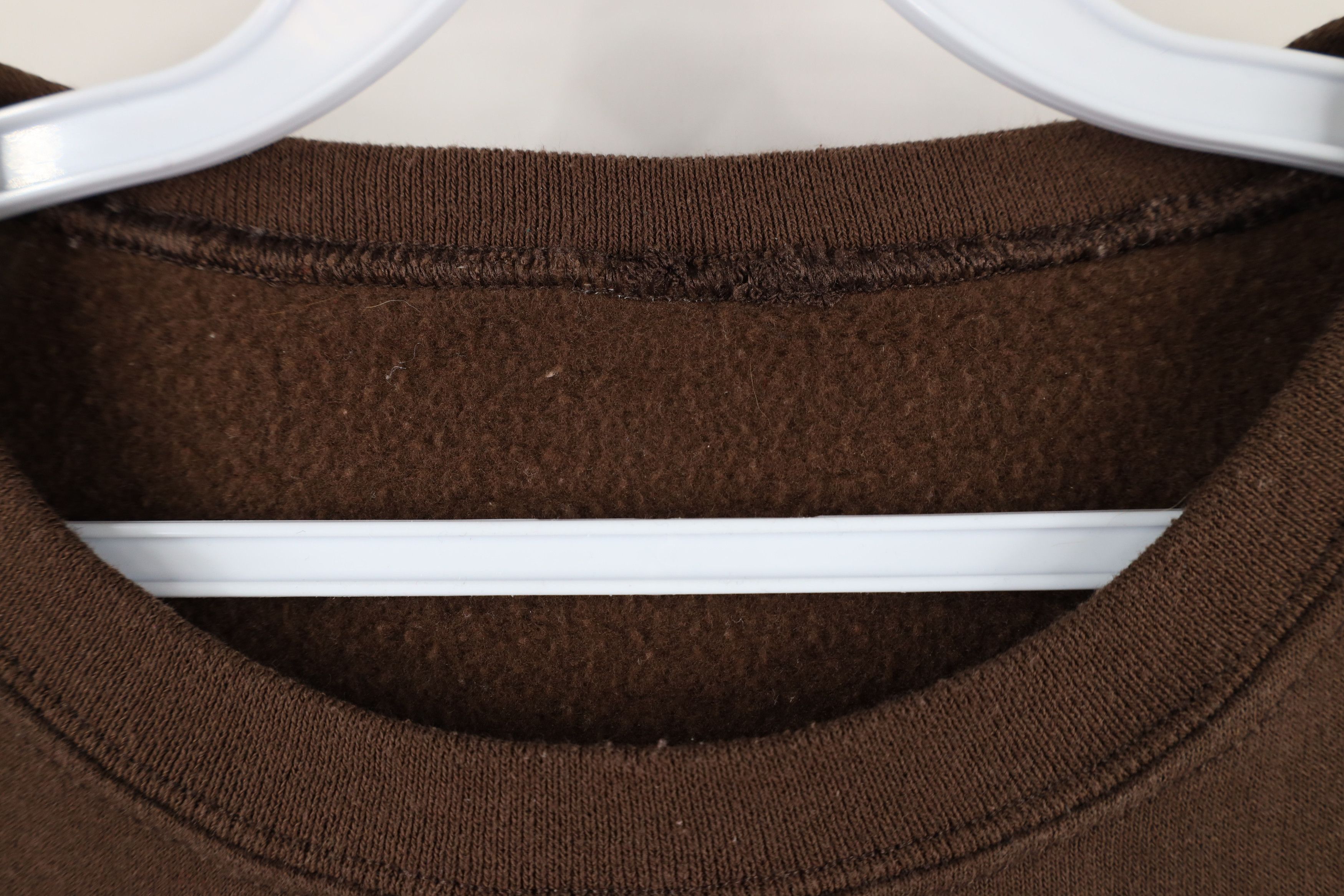Vintage Vintage 90s Streetwear Flowers Pumpkin Sweatshirt Brown Size L / US 10 / IT 46 - 7 Thumbnail