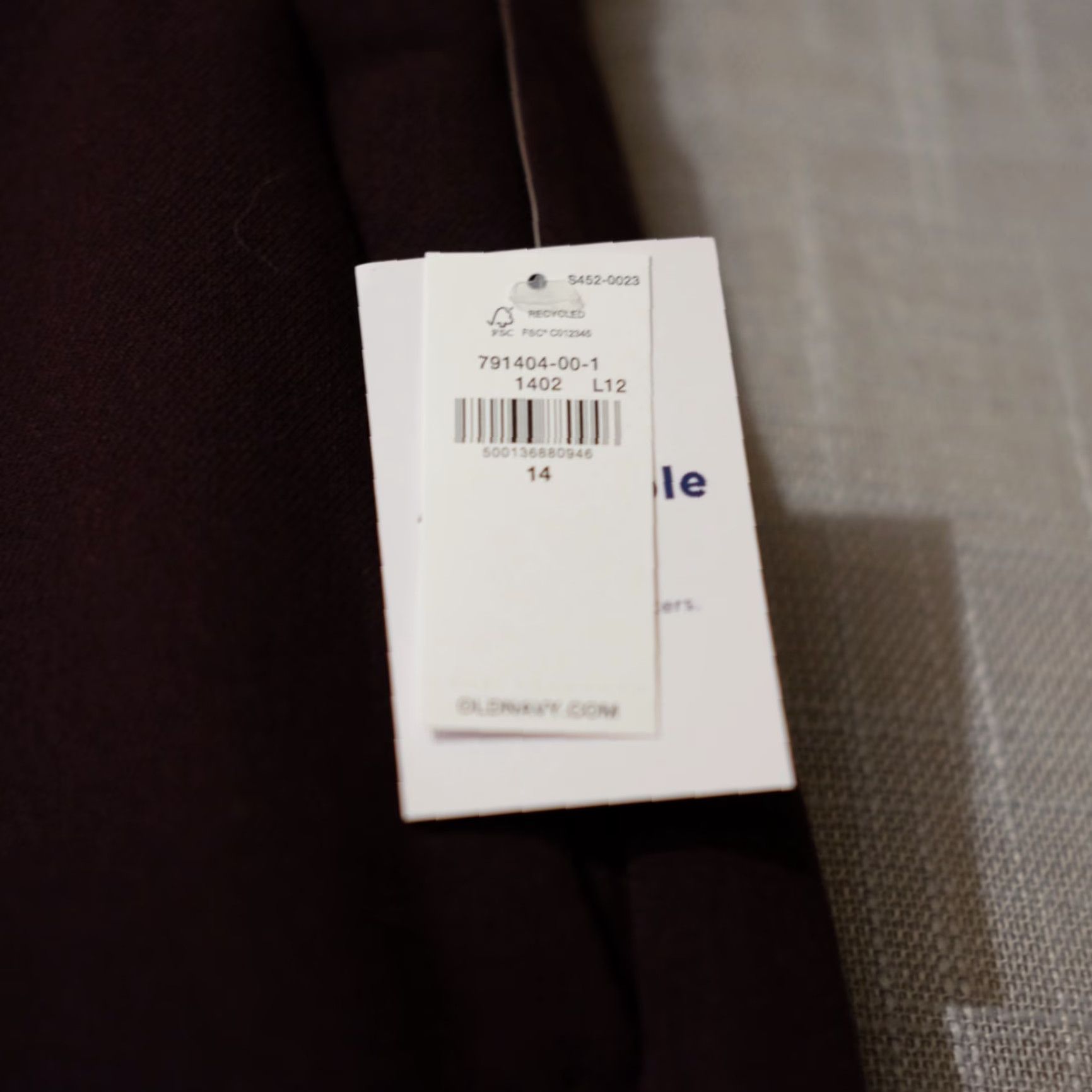 Old Navy VINTAGE Old Navy High-Rise Taylor Wide-Leg Trouser Pants Wine Womens 14 #H90-41 Size 36" / US 14 / IT 50 - 5 Thumbnail