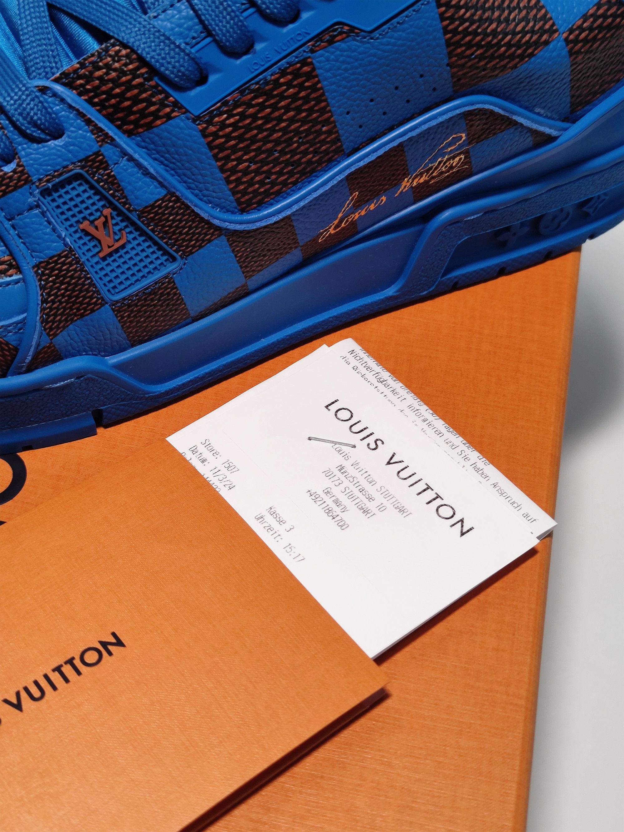 Louis Vuitton × Pharrell Louis Vuitton LV Trainer Damier Size US 10 / EU 43 - 4 Thumbnail
