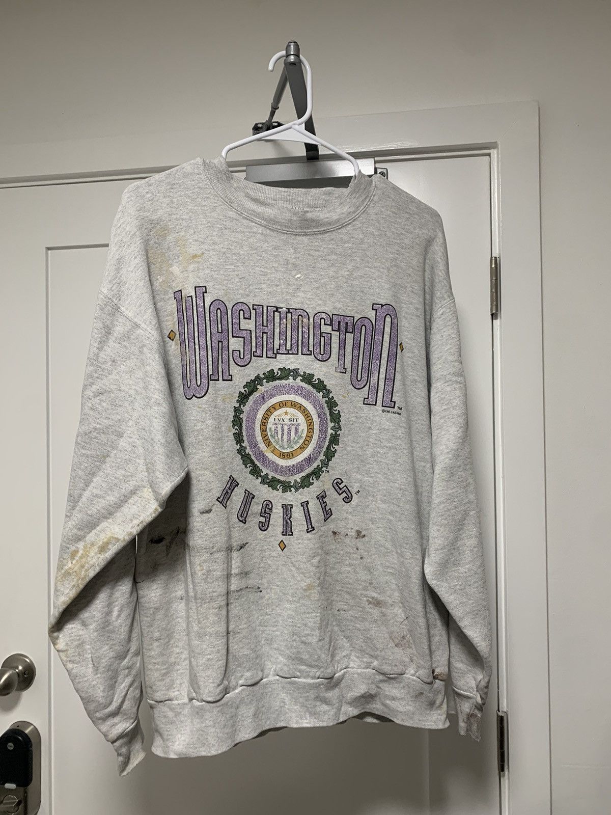 Vintage Vintage Washington Huskies Sweater Size US XL / EU 56 / 4 - 1 Thumbnail