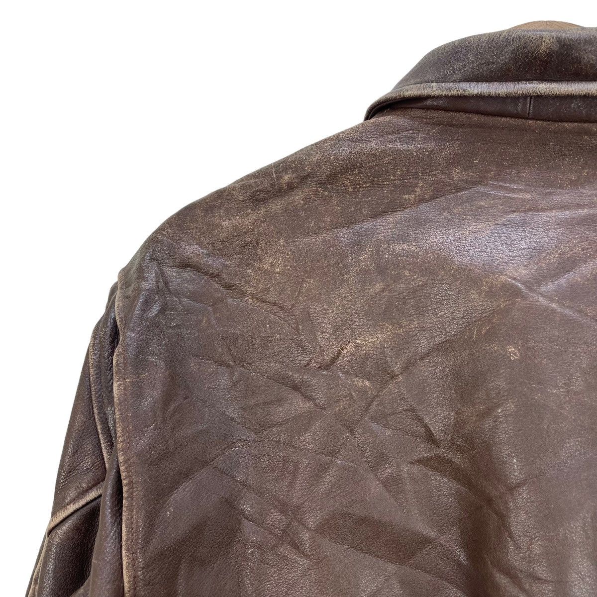 Andrew Marc Vintage 90s Genuine Cow Hide Leather Jacket Size US M / EU 48-50 / 2 - 5 Thumbnail