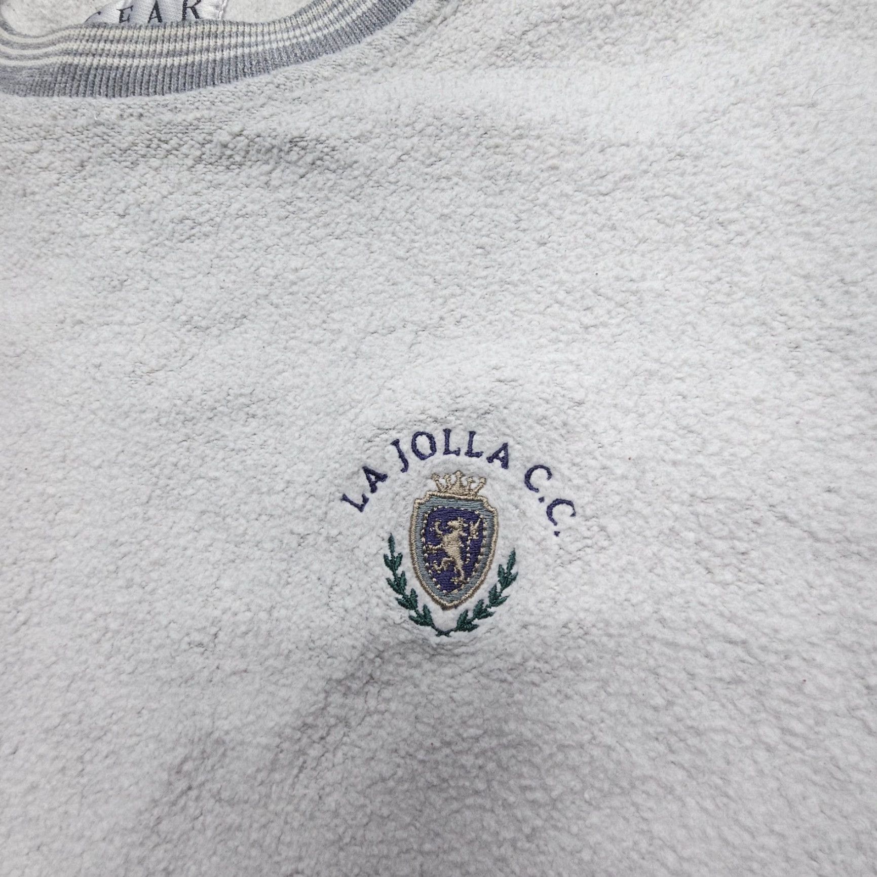 Vintage Vintage Gear For Sports La Jolla CC Sweatshirt Mens Medium 90s College Stains Size US M / EU 48-50 / 2 - 2 Thumbnail
