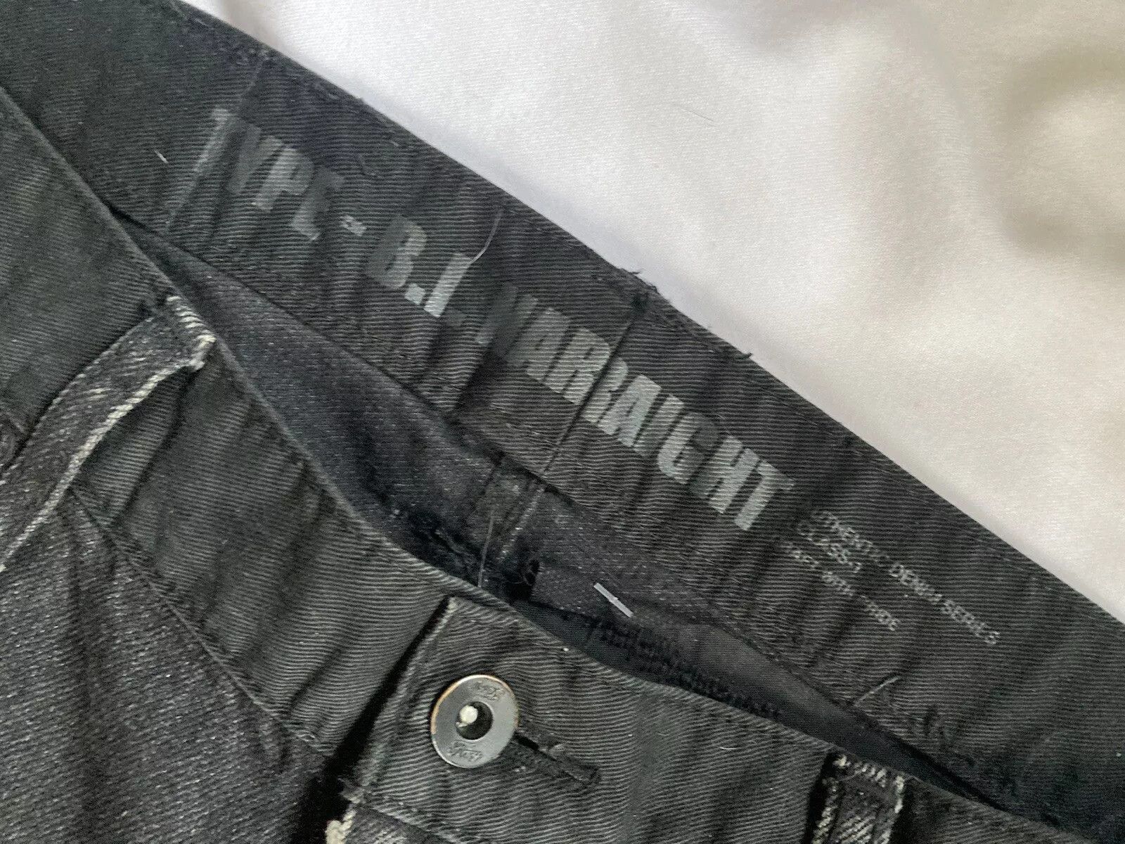 Neighborhood Neighborhood NBHD Black Icon denim Jeans Narrow straight Size US 36 / EU 52 - 7 Thumbnail
