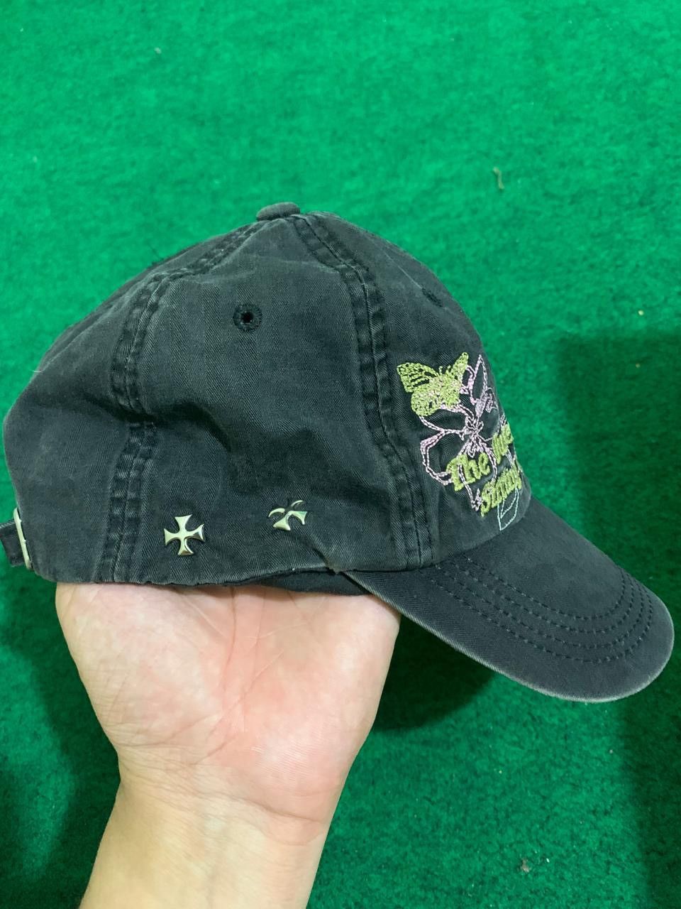 Hysteric Glamour × Japanese Brand × Le Grande Bleu (L.G.B.) JAPANESE Y2K FLOWER DESIGN CADET HAT Size ONE SIZE - 2 Thumbnail