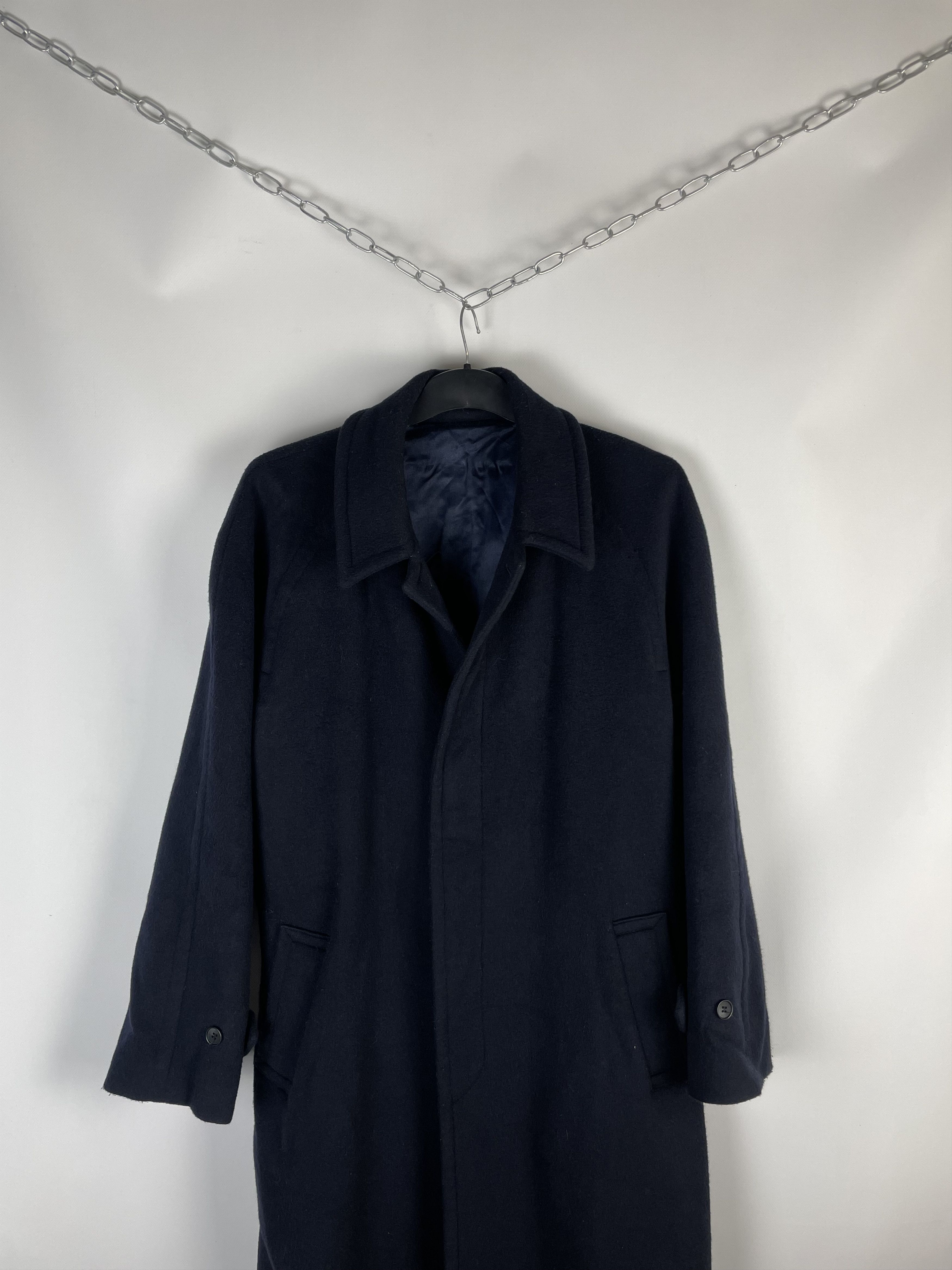 Vintage Vintage Yves Saint Laurent Wool Trench Coat Size XL / US 12-14 / IT 48-50 - 2 Thumbnail