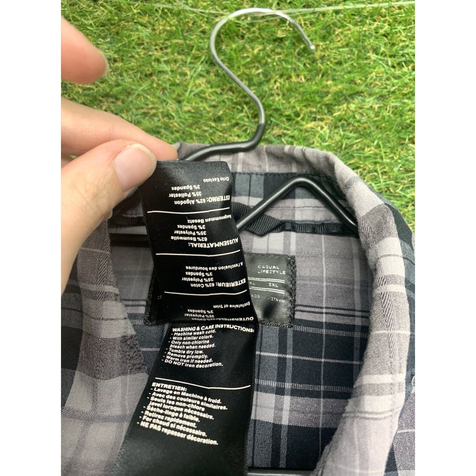 Vintage Klim Downtime Button Up Shirt Mens Medium Short Sleeve Plaid Black Size US M / EU 48-50 / 2 - 4 Thumbnail