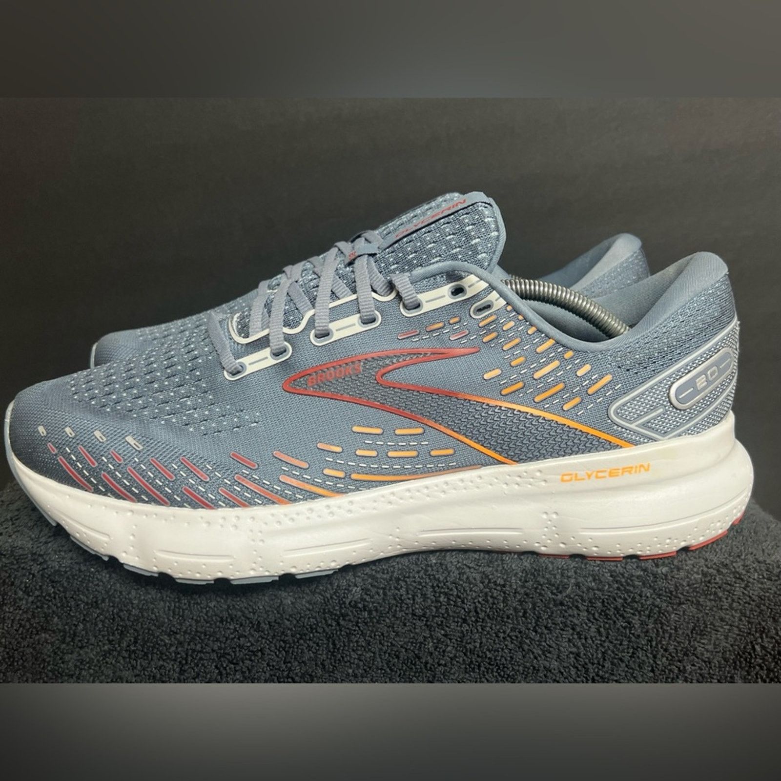 Brooks Brooks Glycerin GTS 20 Mens 13 Shoes Gray Running Sneaker Size US 13 / EU 46 - 1 Thumbnail