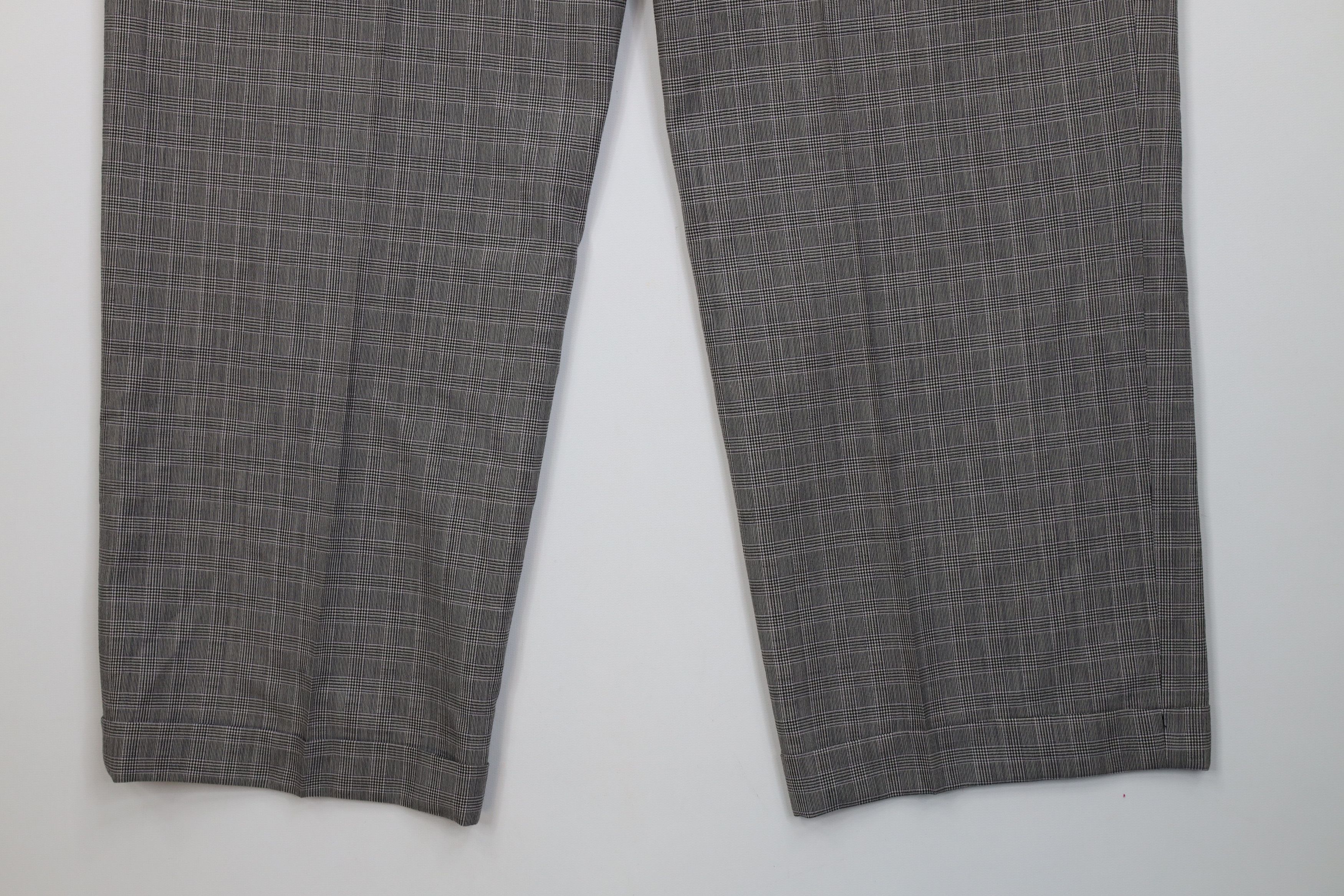 Vintage Vintage 90s Streetwear Wide Leg Chino Pants Houndstooth Size US 36 / EU 52 - 13 Thumbnail