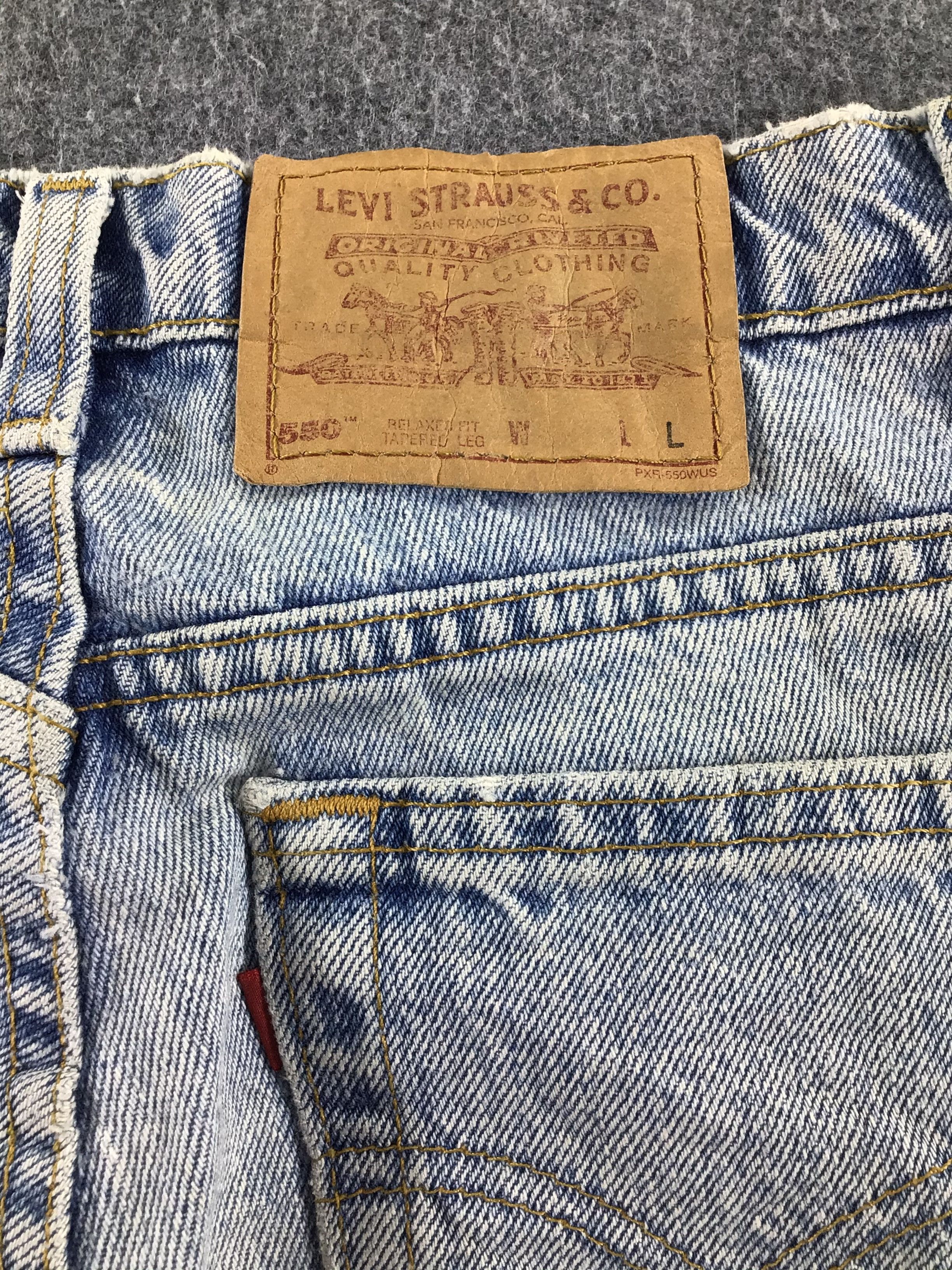 Levi's Vintage Levis 550 Jeans Stone Wash Denim -J401 Size US 28 / EU 44 - 5 Thumbnail