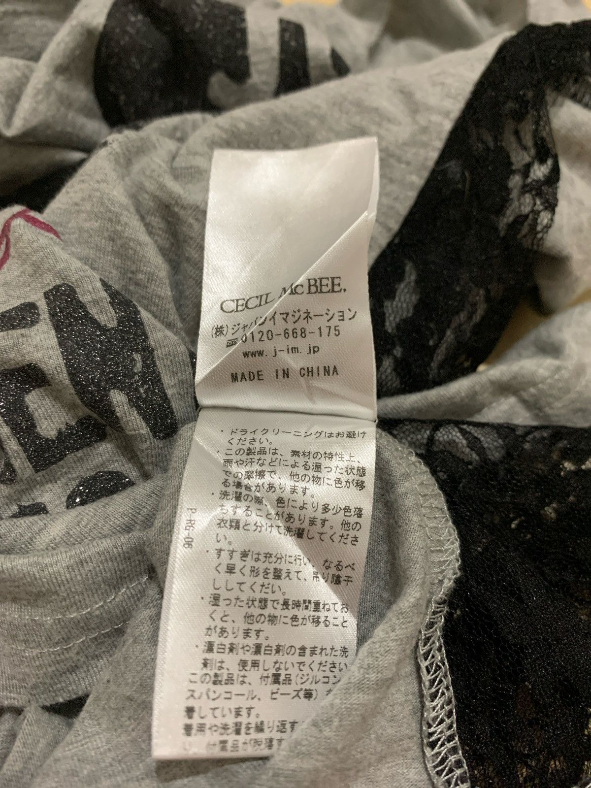 20471120 × If Six Was Nine × Japanese Brand Vintage Cecil Mc BEE Skull Tshirt Ifsixwasnine punk style Size M / US 6-8 / IT 42-44 - 10 Thumbnail