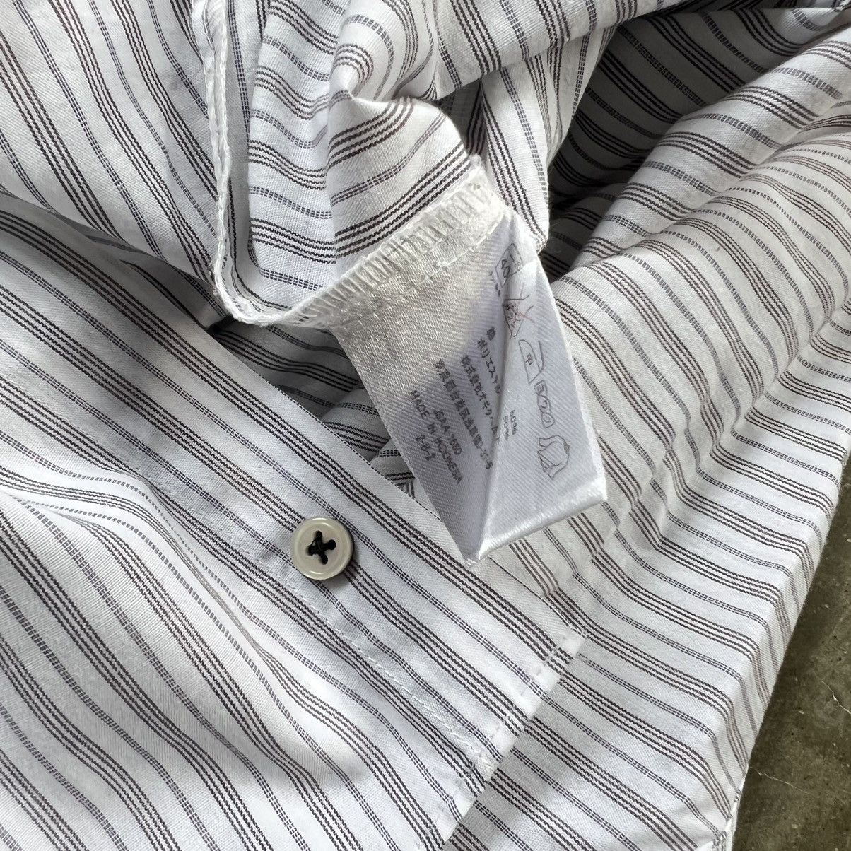 Yohji Yamamoto Sacsny Y’saccs Vertical Stripe Long Sleeve Buttom up Shirt Size US L / EU 52-54 / 3 - 7 Thumbnail