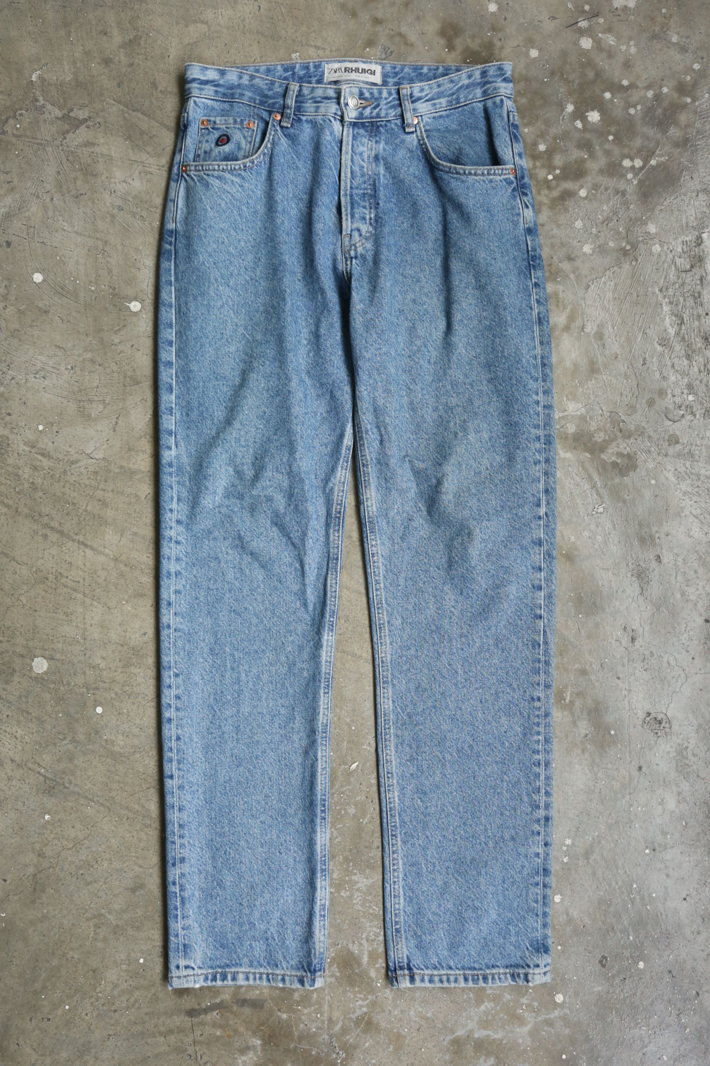 Rhude × Zara Rhuigi - Zara - Denim Jean Size US 30 / EU 46 - 1 Thumbnail