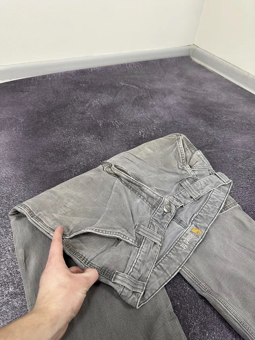 Carhartt Vintage Carhartt USA Distressed Relaxed Fit Opium Work Pants Size US 32 / EU 48 - 10 Thumbnail