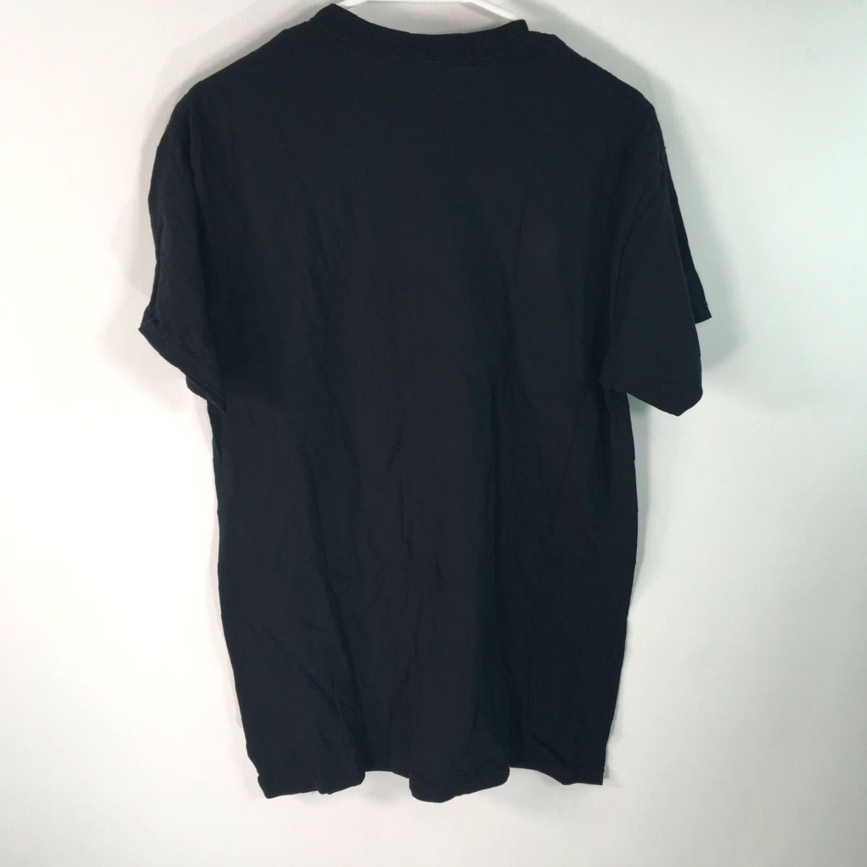 Vintage Feelin Good Tees Mens People In Sleeping Bags Graphic Print Black T Shirt Size M Size US M / EU 48-50 / 2 - 2 Thumbnail