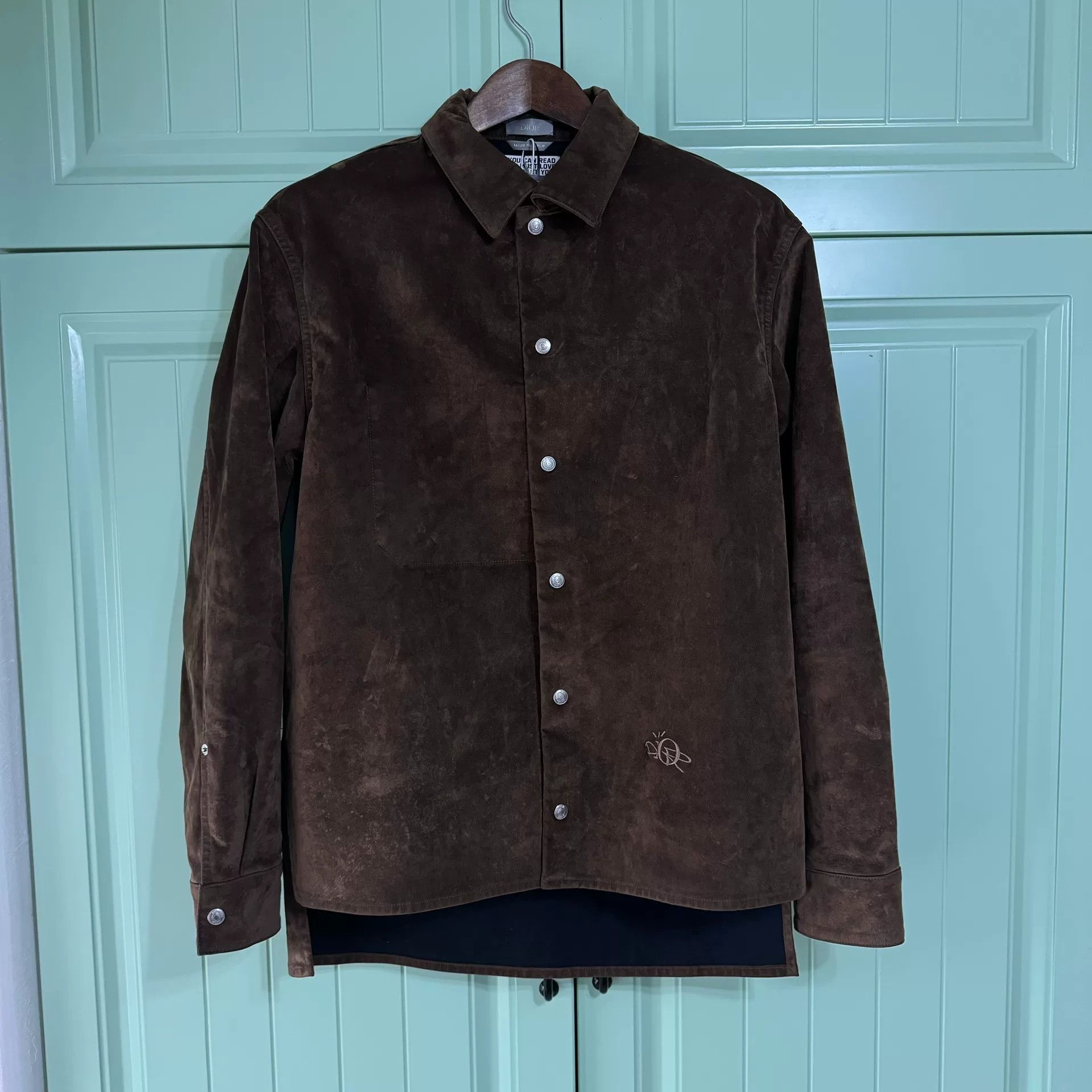 Dior DIOR Travis Scott Brown Long-Sleeve Shirt Size US M / EU 48-50 / 2 - 1 Thumbnail