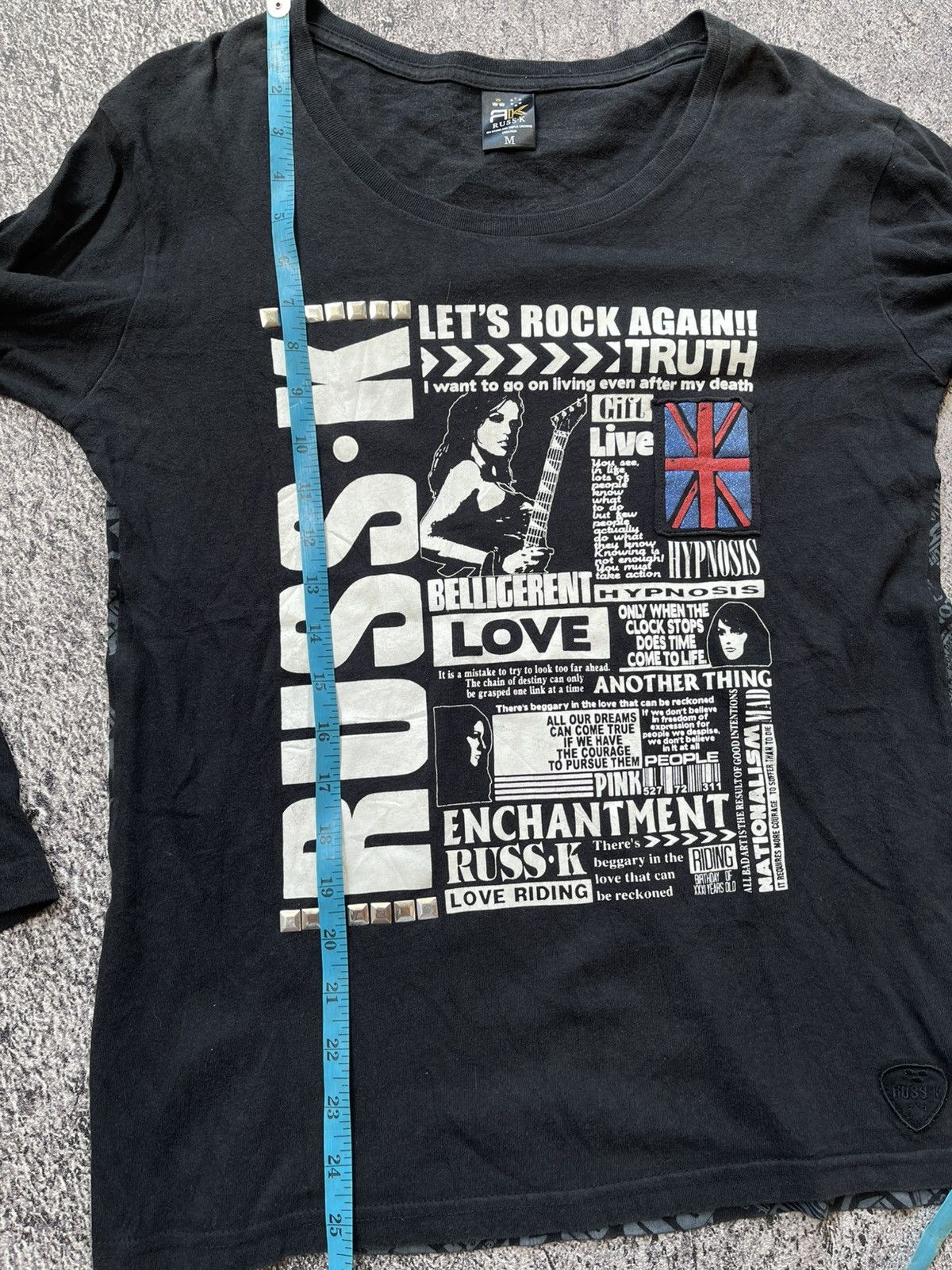 Japanese Brand Y2k Russ-k ifsixwasnine poem longsleeve Size US M / EU 48-50 / 2 - 10 Thumbnail