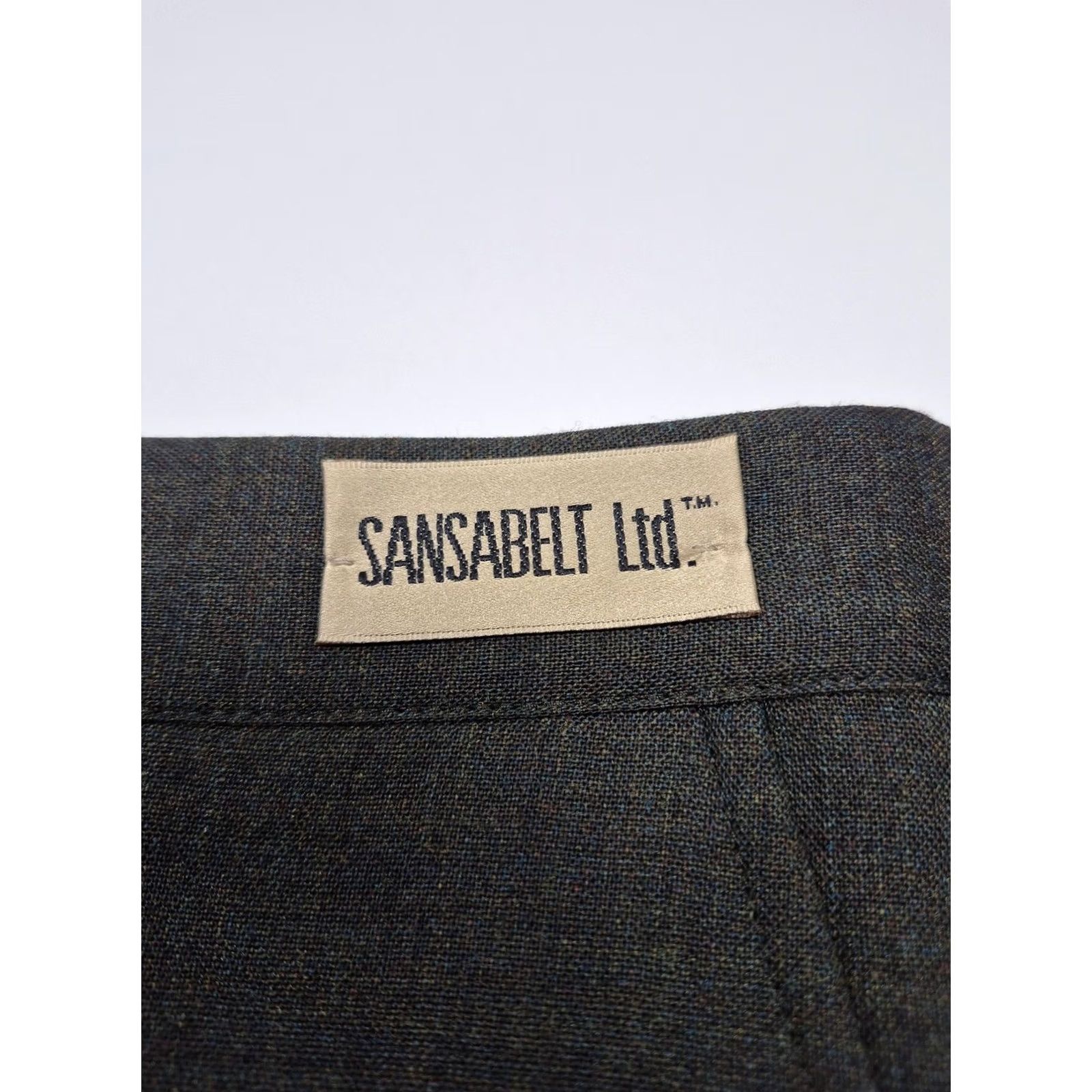 Vintage VINTAGE Sansabelt Ltd Wool Pants Mens 38x36 Gray Pleated Straight Unhemmed NWT Size US 38 / EU 54 - 3 Thumbnail