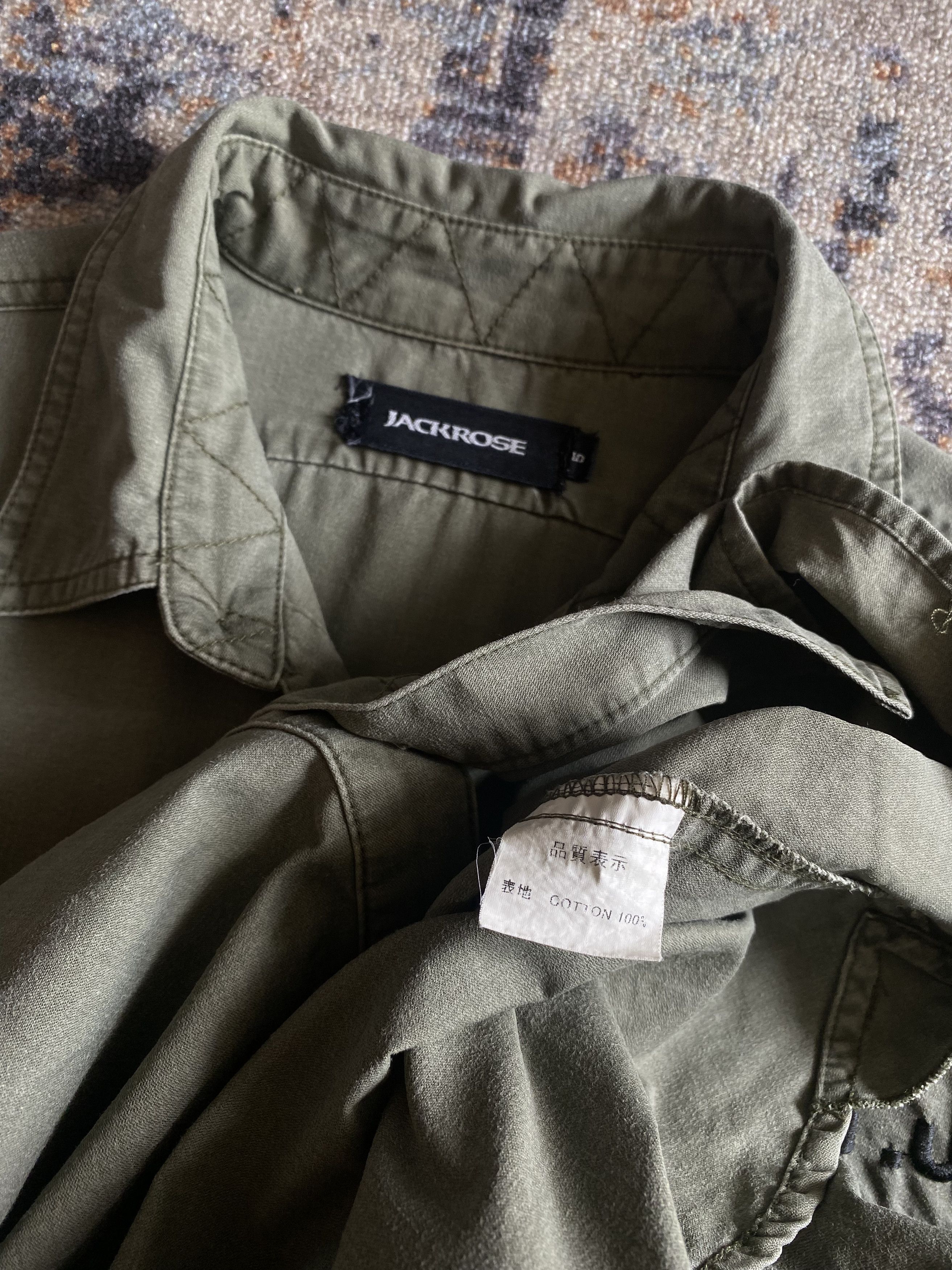 JACKROSE × Japanese Brand × Vintage Jack Rose Military Shirt Size US M / EU 48-50 / 2 - 7 Thumbnail