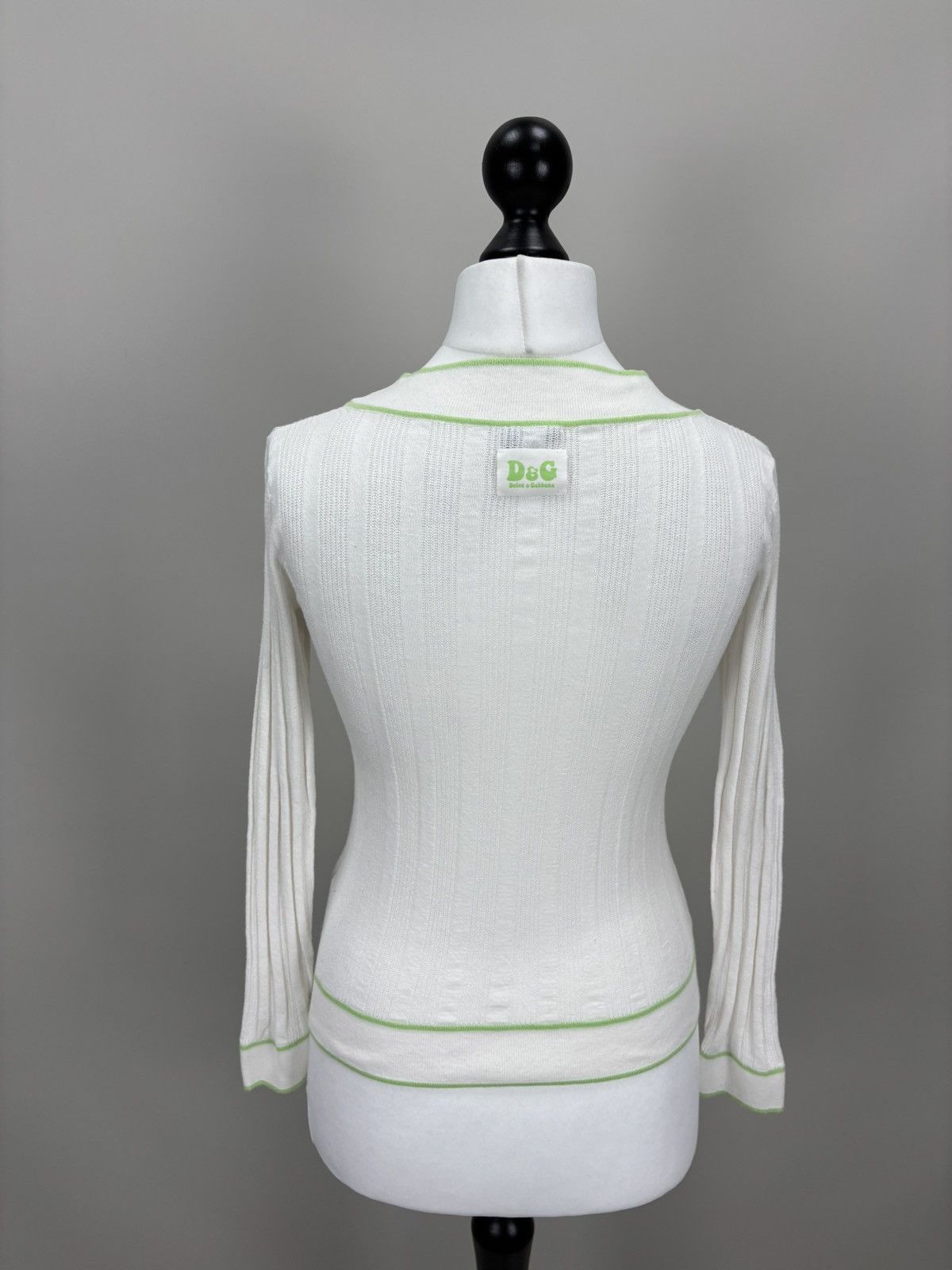 Dolce & Gabbana Womens sweater Dolce Gabbana Size M Color White Size M / US 6-8 / IT 42-44 - 7 Thumbnail