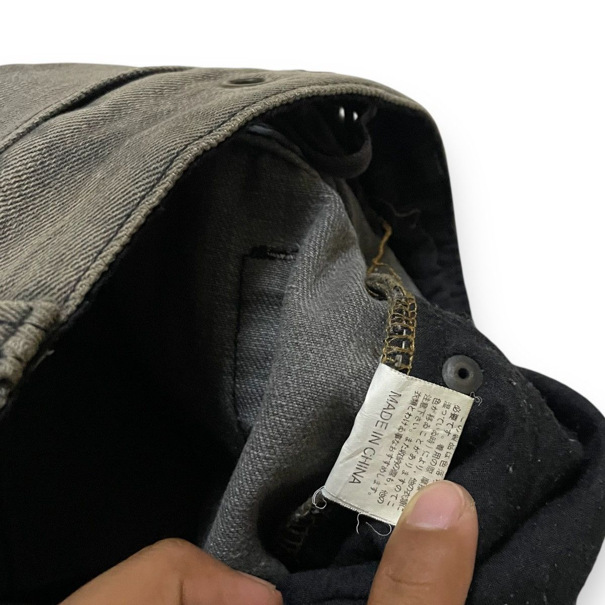 If Six Was Nine × Japanese Brand ORIGINAL LOOSE BIRTHBREATH BLACK SMOKE & WHITE BEACH (32×41) Size US 32 / EU 48 - 9 Thumbnail