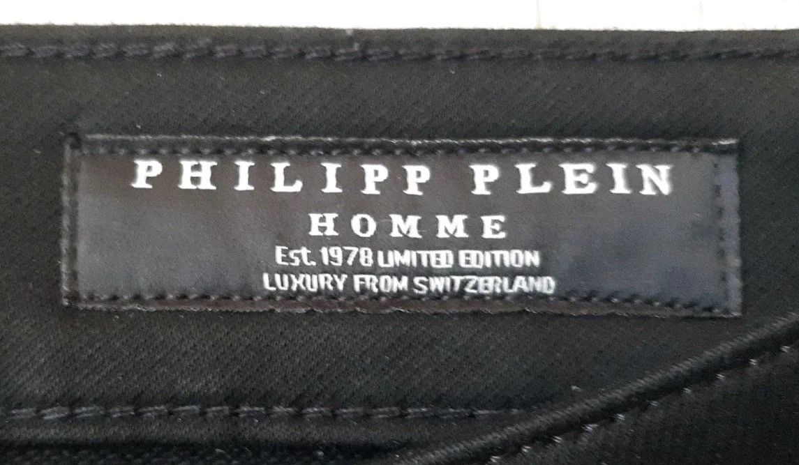 Philipp Plein Philipp Plein Jeans Mens Black Skinny Stretch Denim Pants Size US 32 / EU 48 - 8 Thumbnail