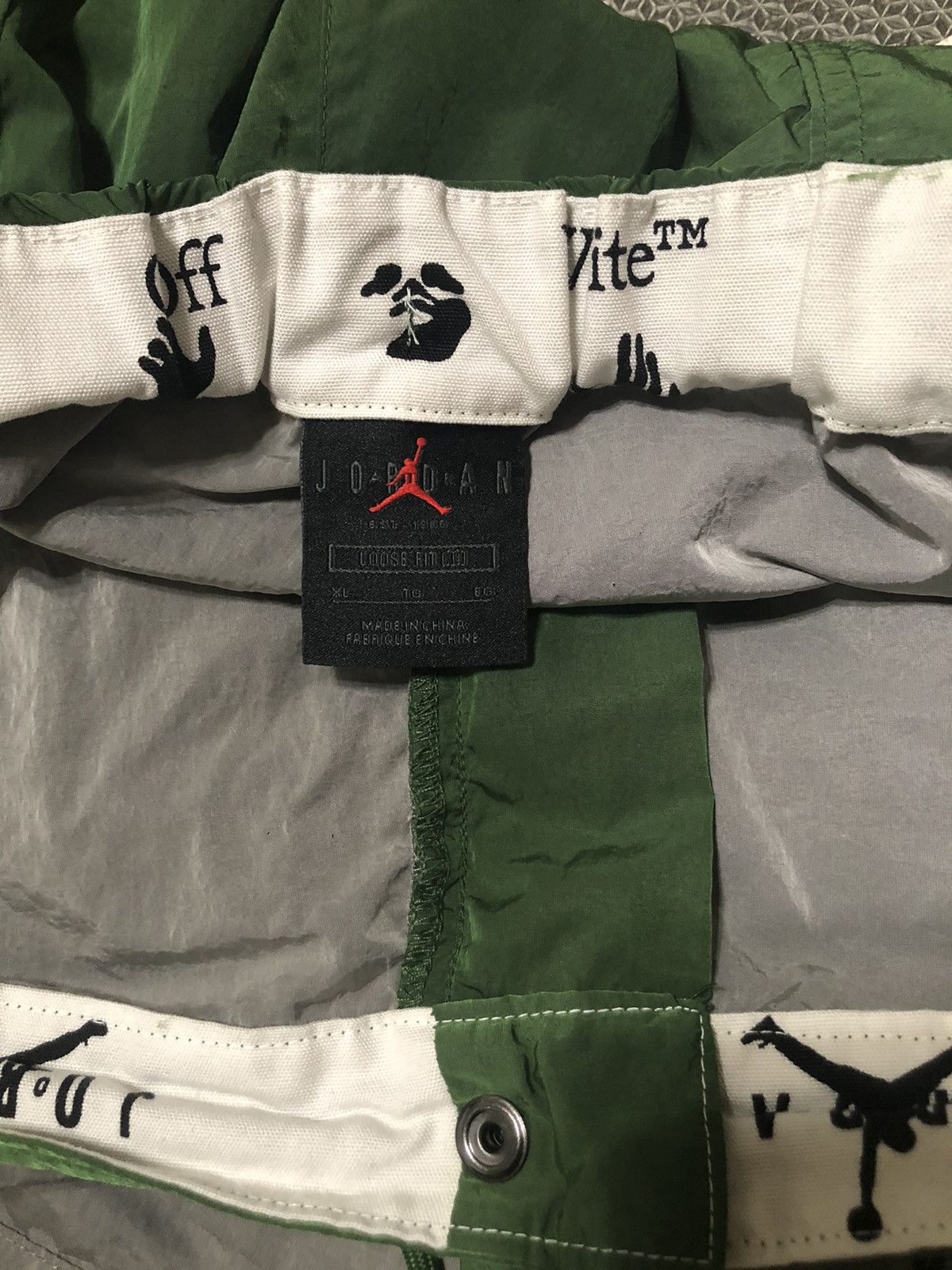Jordan Brand × Off-White Off White x Jordan Shorts Green/Grey Size XL Size US 35 - 6 Thumbnail