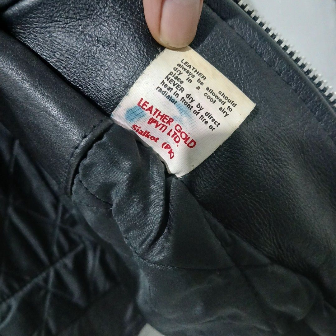 Other Vintage 90s KnuckleHead Leather jacket double rider Size US L / EU 52-54 / 3 - 5 Thumbnail
