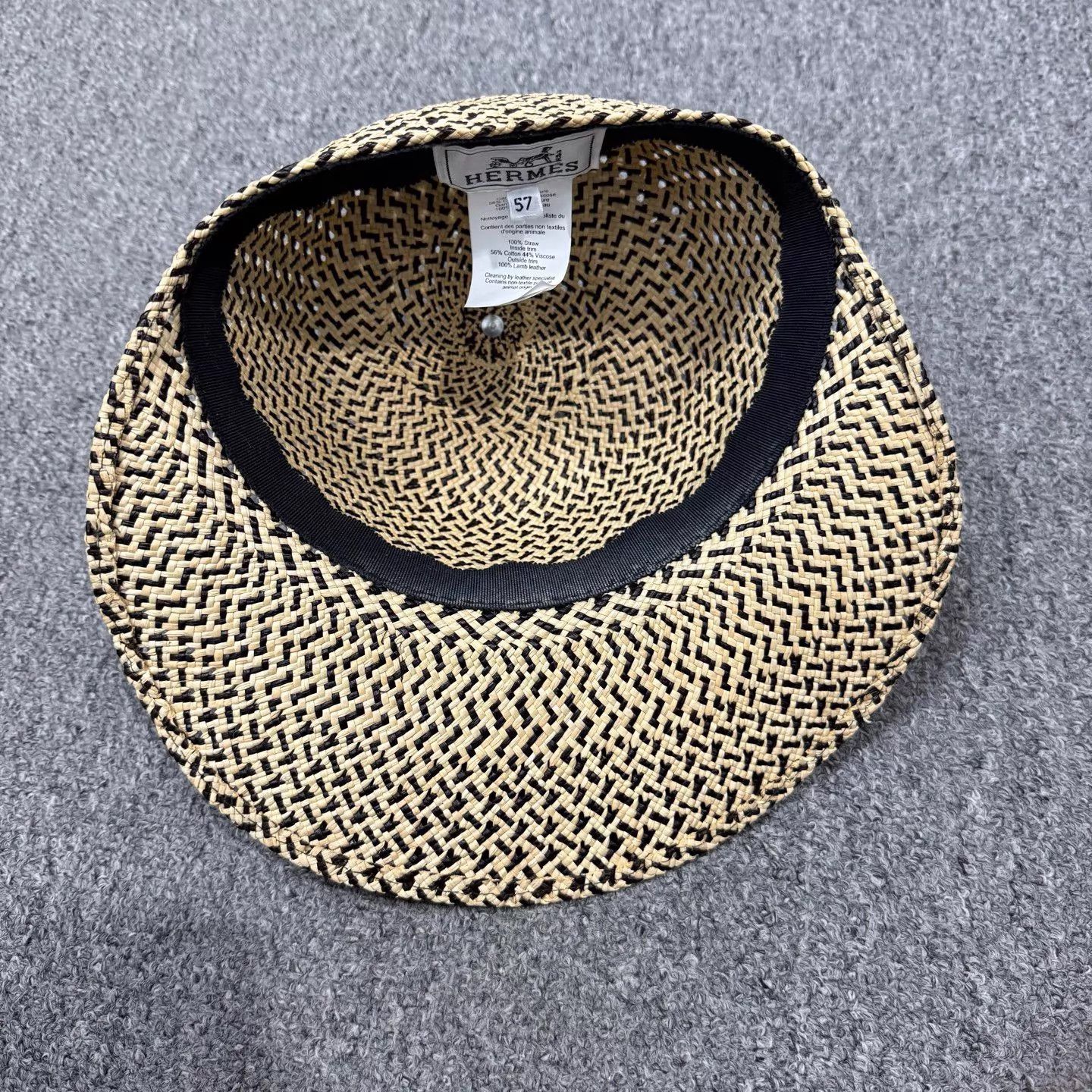 Hermes Hermes Tanzanie natural straw hat 57cm 99 new Size ONE SIZE - 5 Thumbnail
