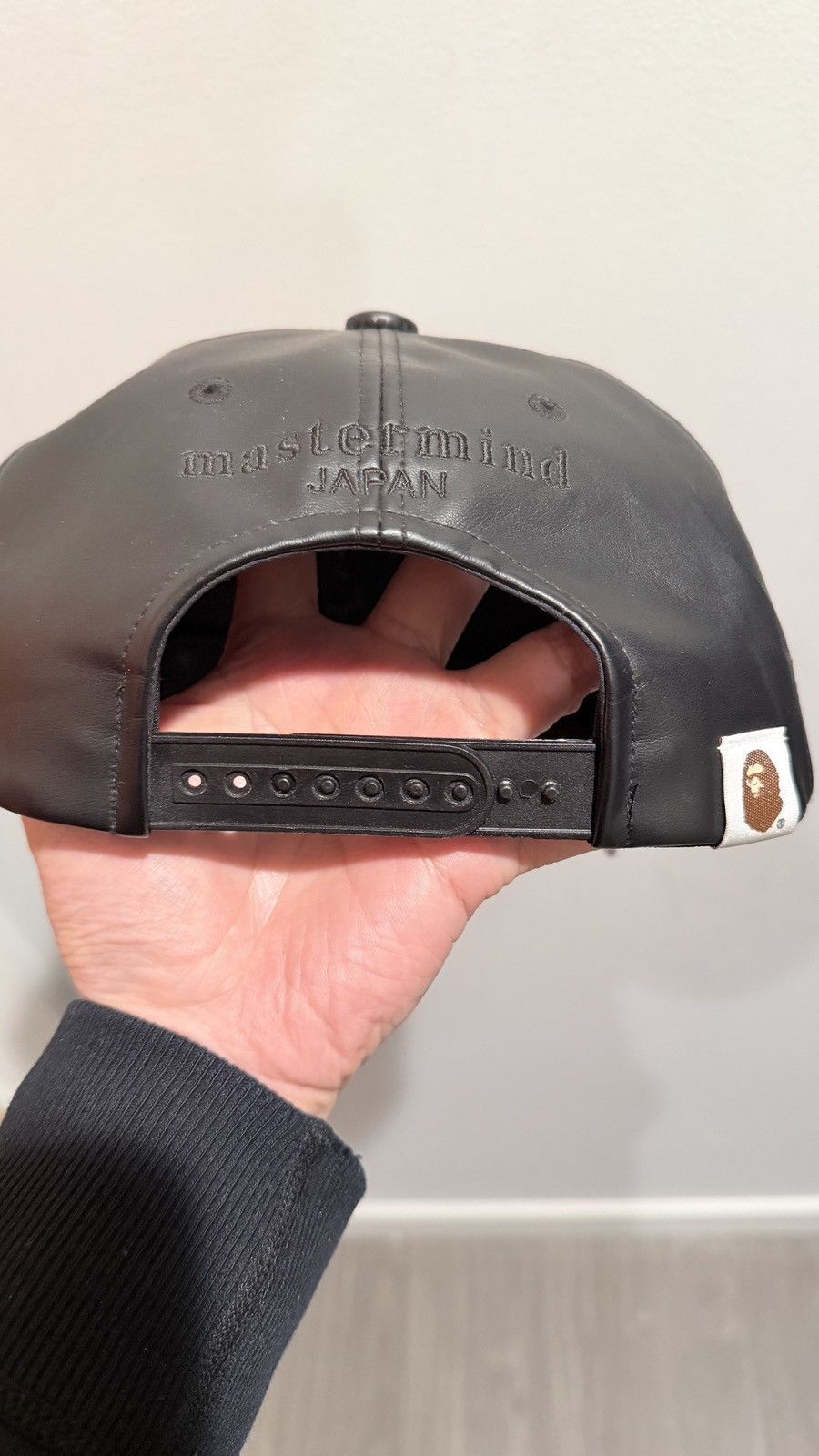 Bape × Mastermind Japan BAPE x Mastermind Japan Black Cap (2016) – EXTREMELY RARE Size ONE SIZE - 4 Thumbnail