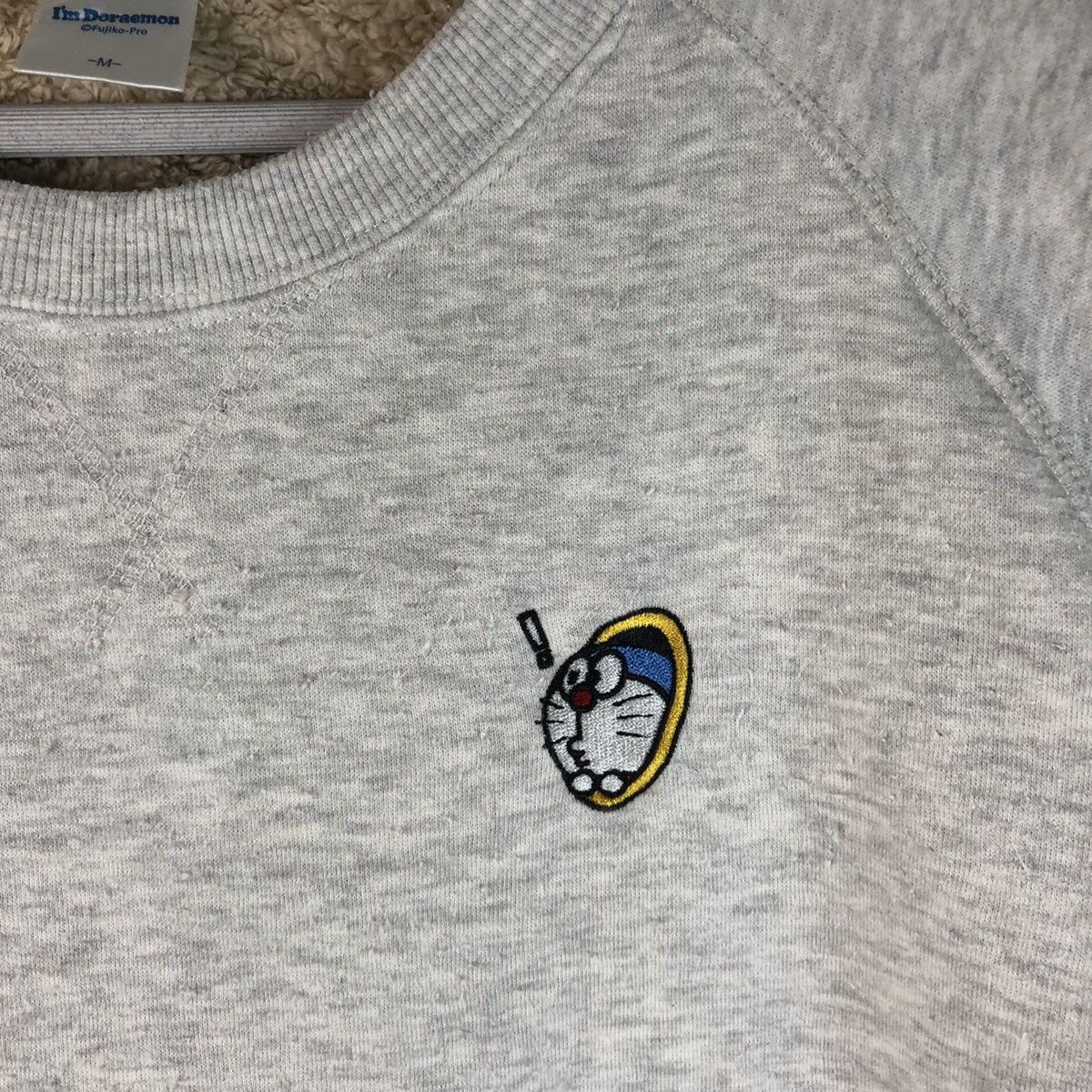 Anime Im Doraemon cartoon japan Grey Sweatshirt #7466 Size US M / EU 48-50 / 2 - 7 Thumbnail