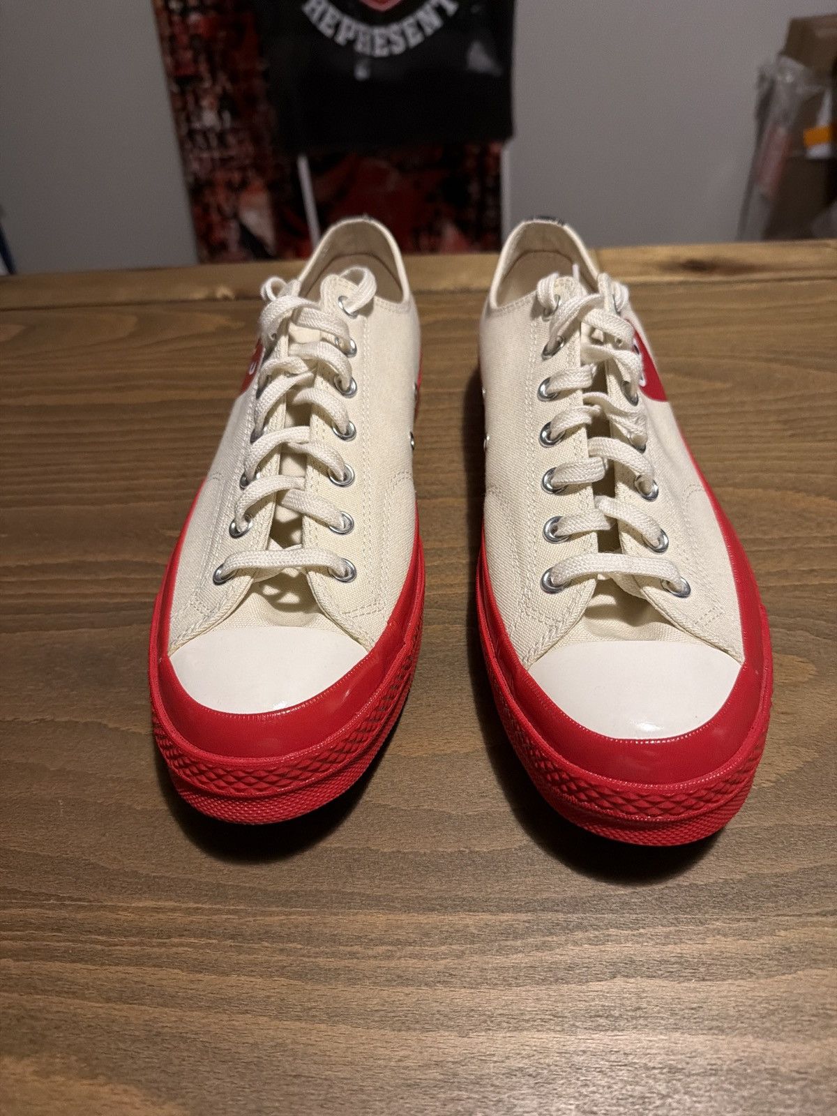 Comme des Garcons PLAY × Converse CDG x Converse Size US 12 / EU 45 - 3 Thumbnail