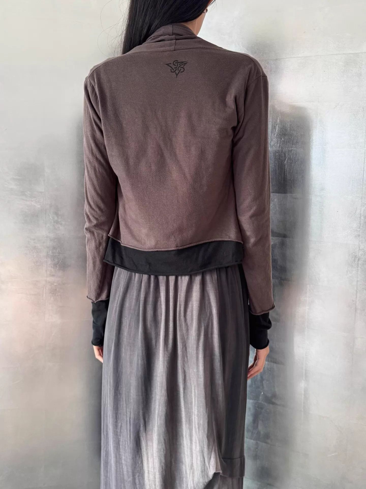 Other Dutch Double-Layer Color-Blocked Irregular Cardigan S Size S / US 4 / IT 40 - 7 Thumbnail
