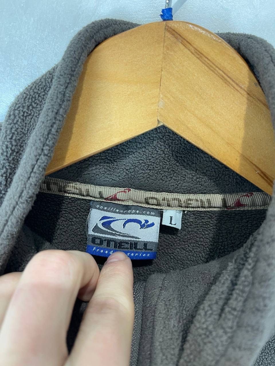 O'Neill O’Neill Fleece Jacket Polyester Size L Grey 1/4 Zip Logo Size US L / EU 52-54 / 3 - 5 Thumbnail