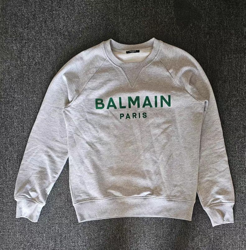 Balmain Balmain Men's Flocked Sweatshirt. Q4 Size US S / EU 44-46 / 1 - 1 Thumbnail