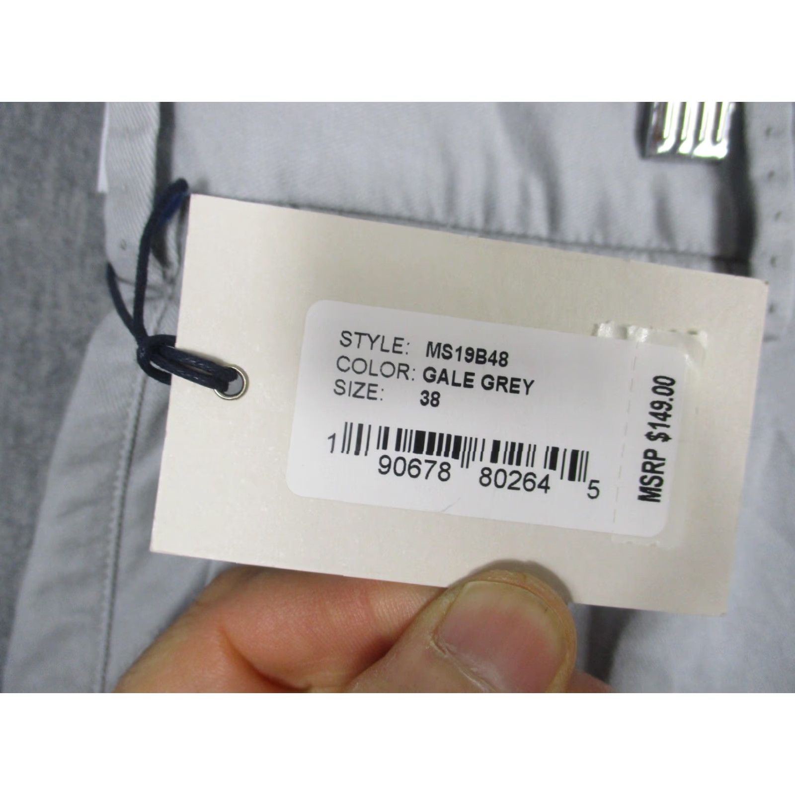 Peter Millar Peter Millar Pants Mens 38x36 Gray Soft Touch Twill Chino Stretch Casual MS19B48 Size US 38 / EU 54 - 4 Thumbnail