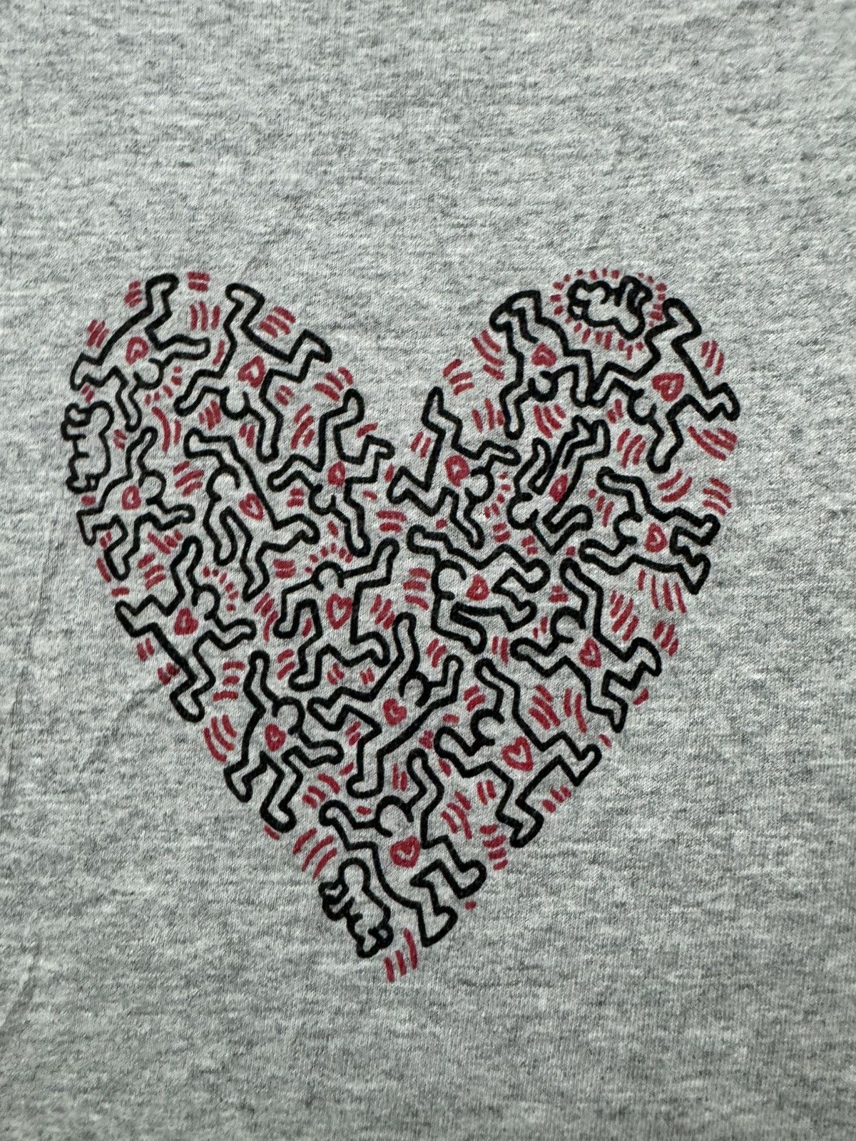Keith Haring Vintage 90’s Keith Haring Logo Love Centre Logo T shirt Size US M / EU 48-50 / 2 - 2 Thumbnail