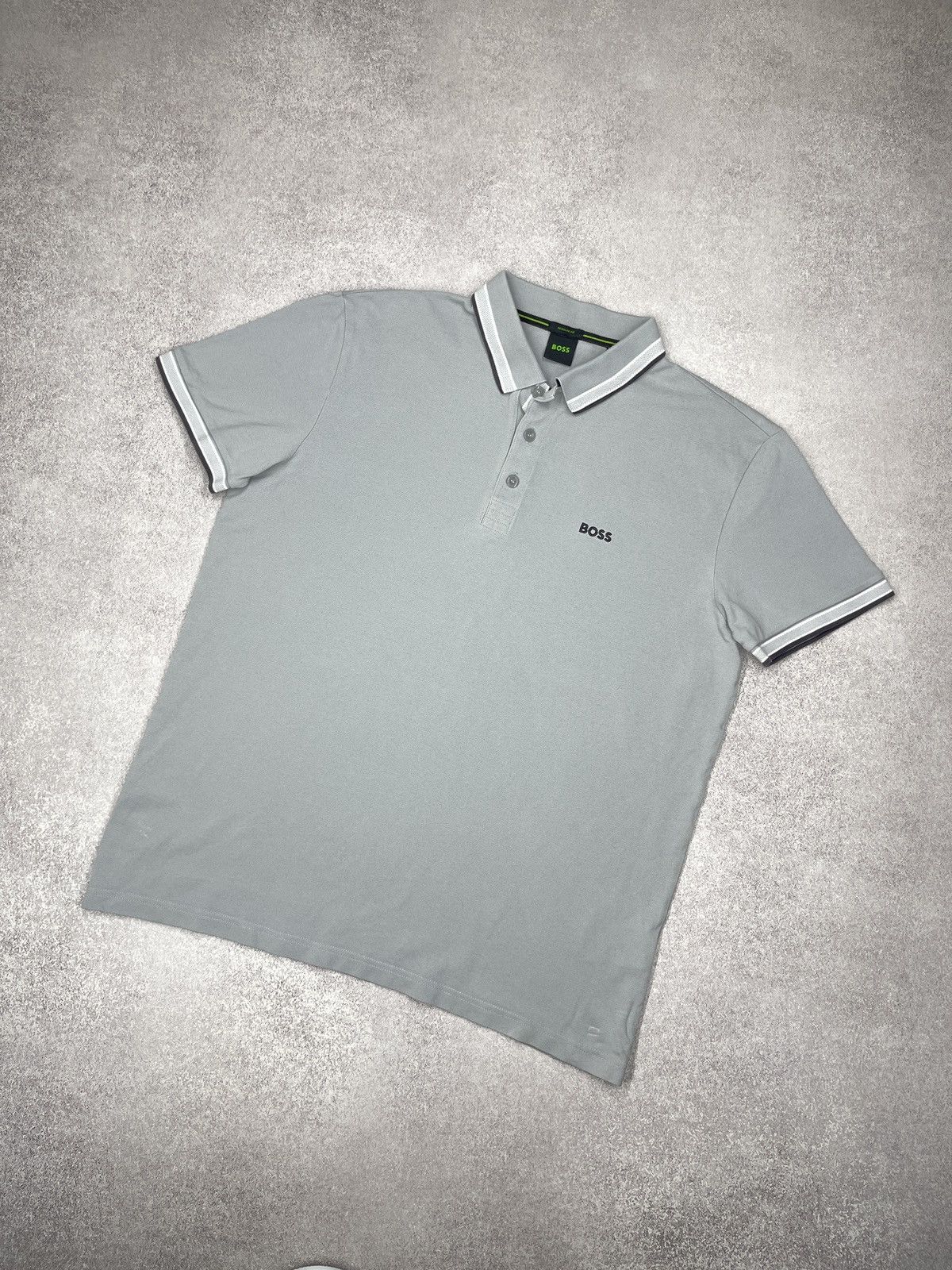 Hugo Boss Mens Hugo Boss Paddy Polo T Shirt Grey Size XL Size US XL / EU 56 / 4 - 1 Thumbnail