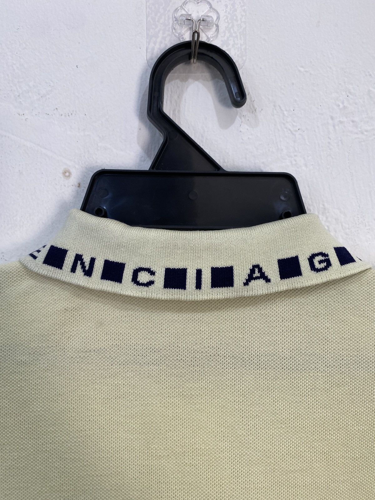 Balenciaga Balenciaga Spellout Polo Golf Tee Size US M / EU 48-50 / 2 - 5 Thumbnail