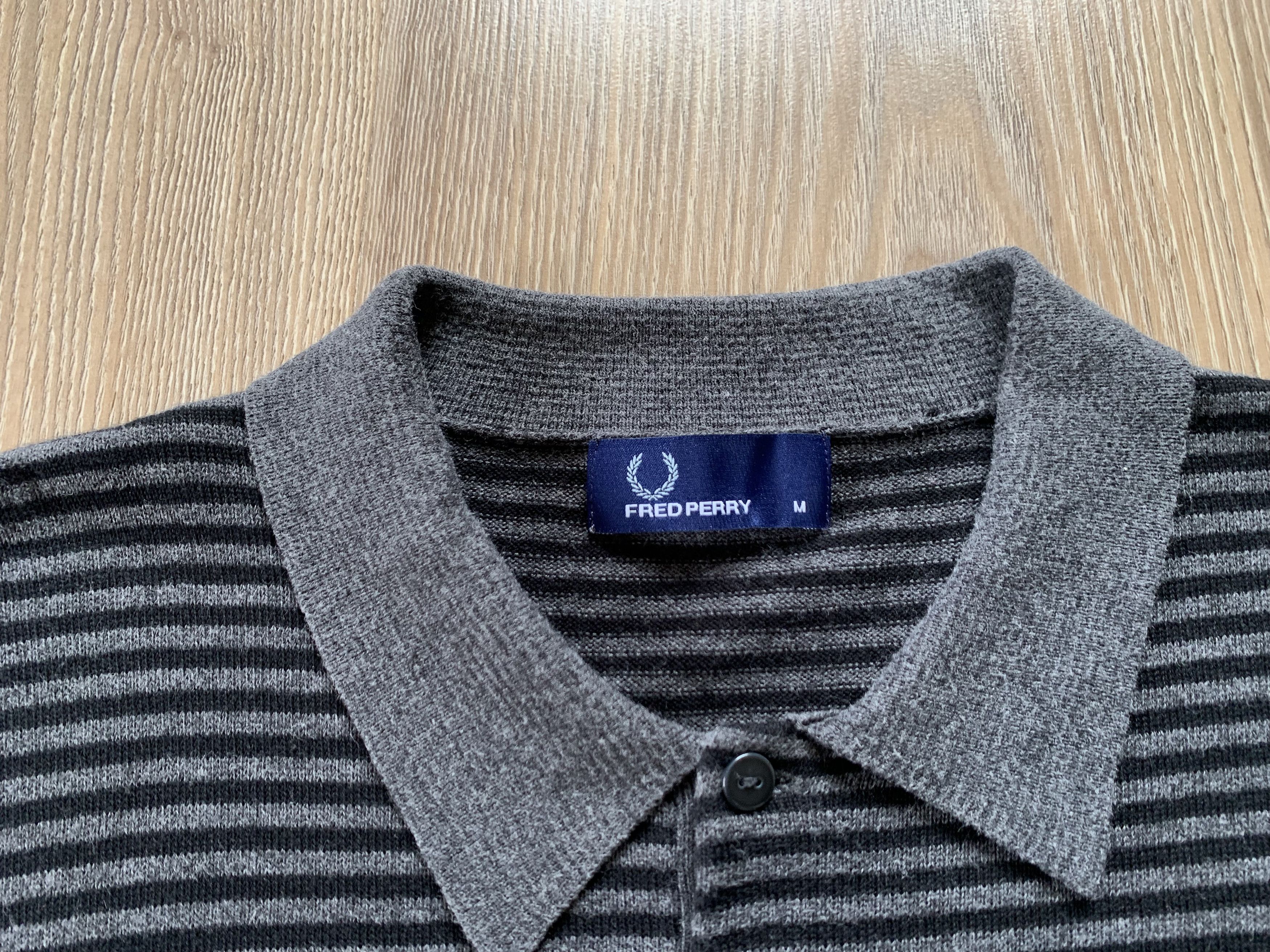 Fred Perry × Vintage Fred Perry Cotton Vintage Stripe Polo Size US M / EU 48-50 / 2 - 5 Thumbnail