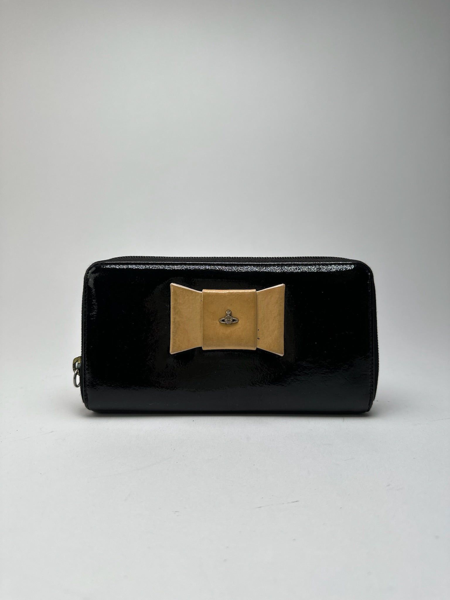 Vivienne Westwood Vintage Patent leather wallet black Size ONE SIZE - 1 Thumbnail