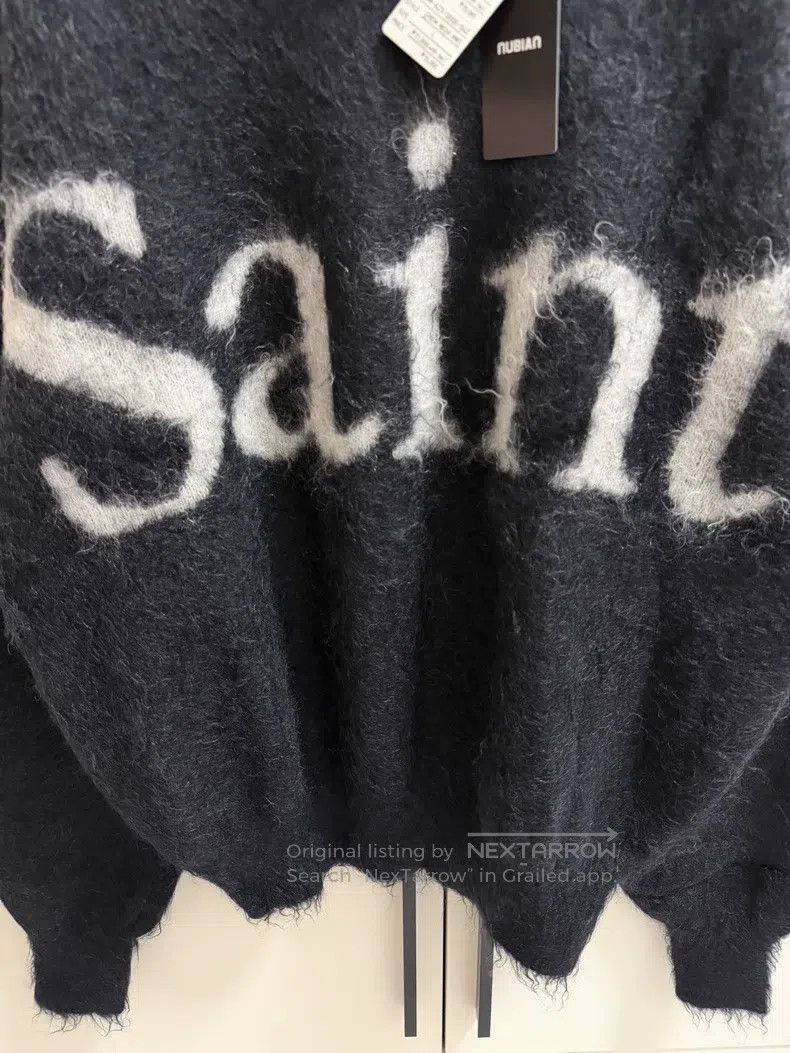 Saint Michael Saint Michael Mohair logo sweater Size US L / EU 52-54 / 3 - 5 Thumbnail