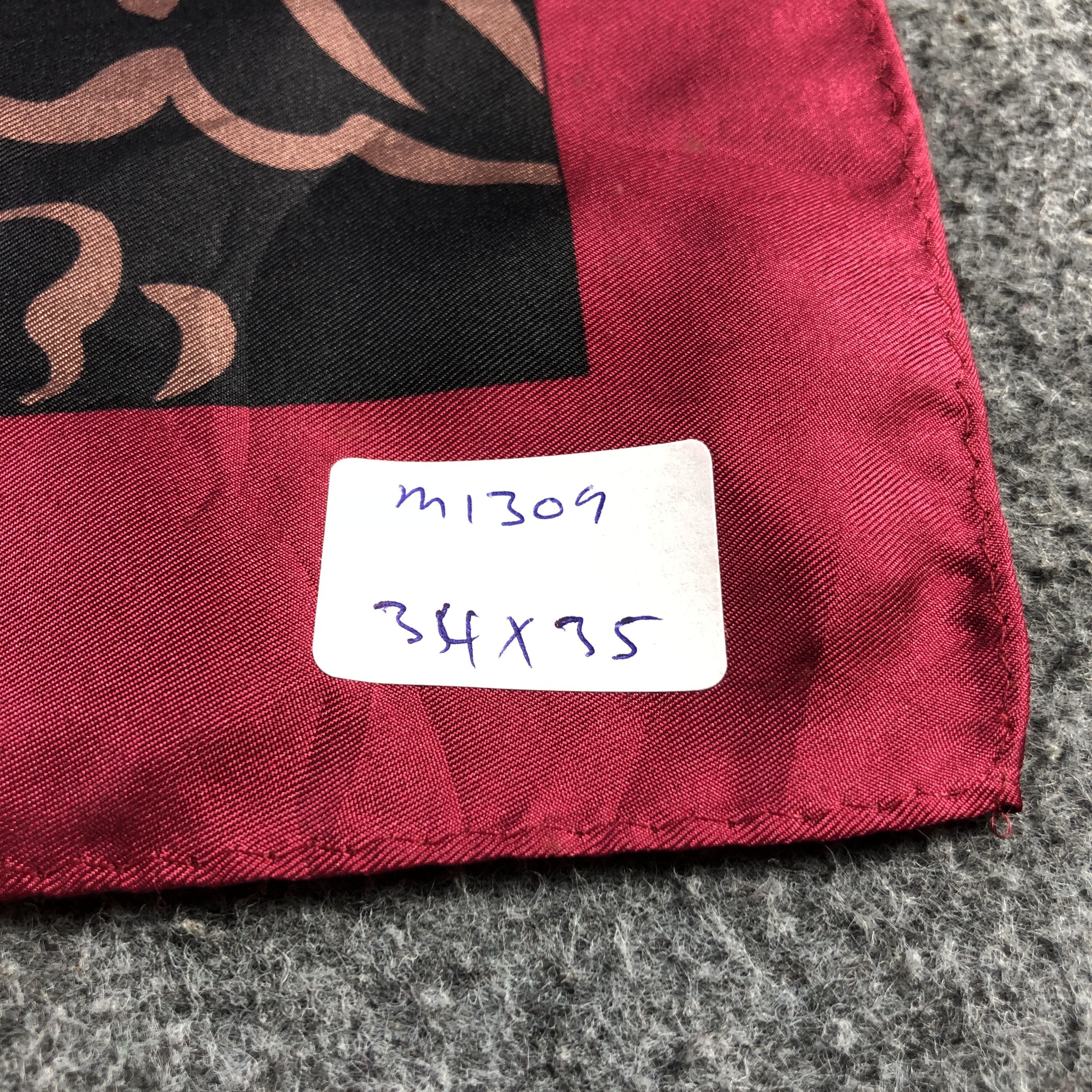Vintage Vintage Luxury Floral Silk Scarf M1309 Size ONE SIZE - 10 Thumbnail