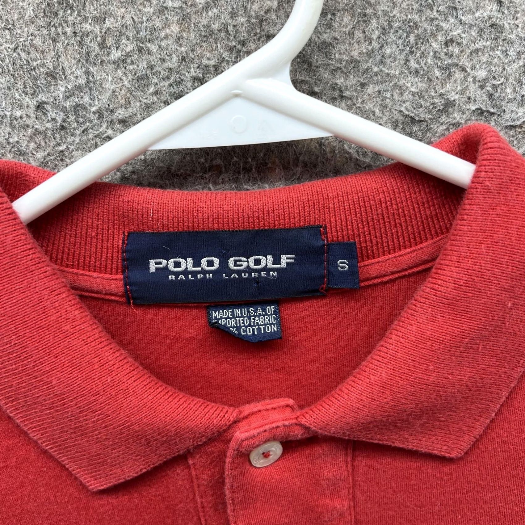 Polo Ralph Lauren Polo Golf Ralph Lauren Polo Shirt Mens Small Red Solid Crest Logo Casual Golf Size US S / EU 44-46 / 1 - 6 Thumbnail