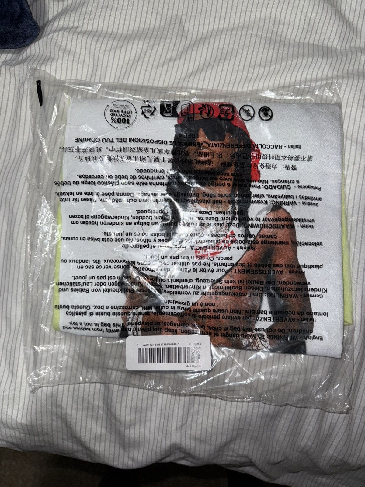 Supreme Supreme Playboi Carti T shirt Pale Green Size US L / EU 52-54 / 3 - 3 Thumbnail