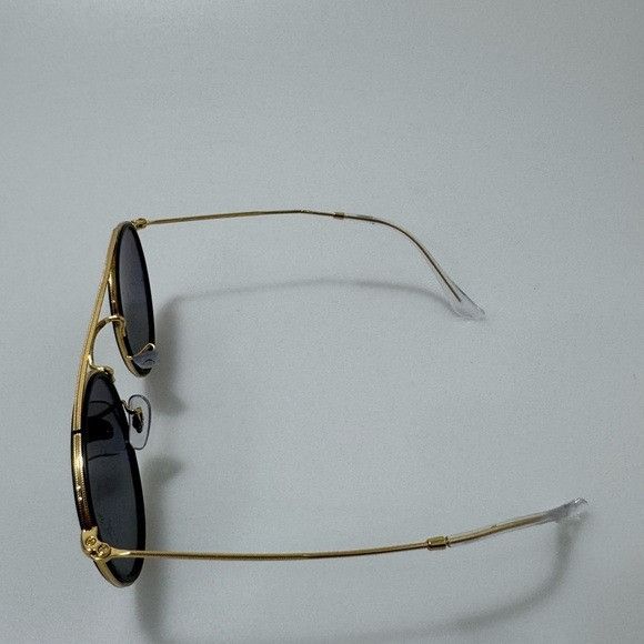 RayBan Ray-Ban RB3647 Double Bridge Sunglasses Black Gold Size ONE SIZE - 2 Thumbnail
