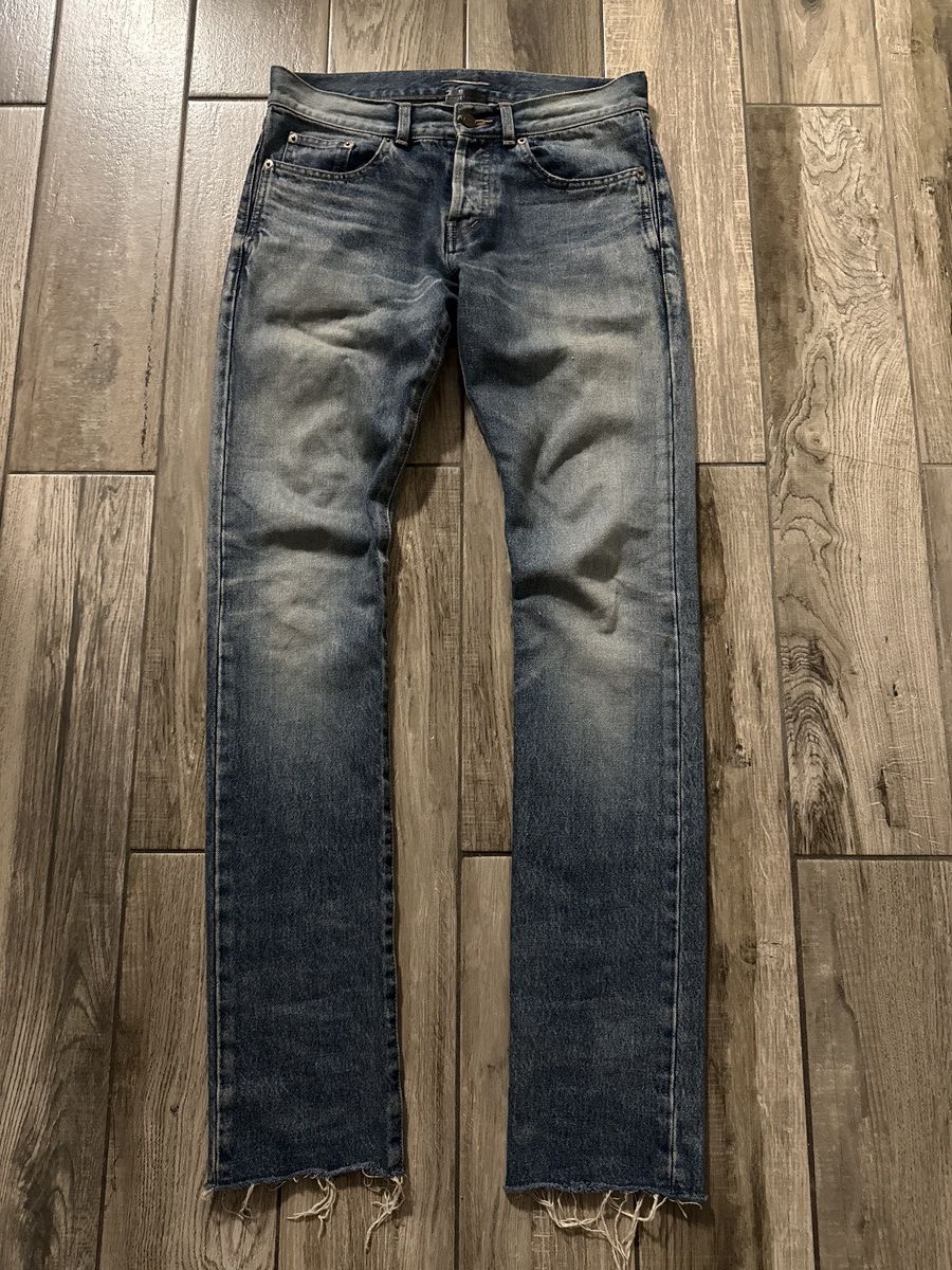 Saint Laurent Paris Saint Laurent Paris D02 “Paisley” Denim Size US 29 - 2 Thumbnail