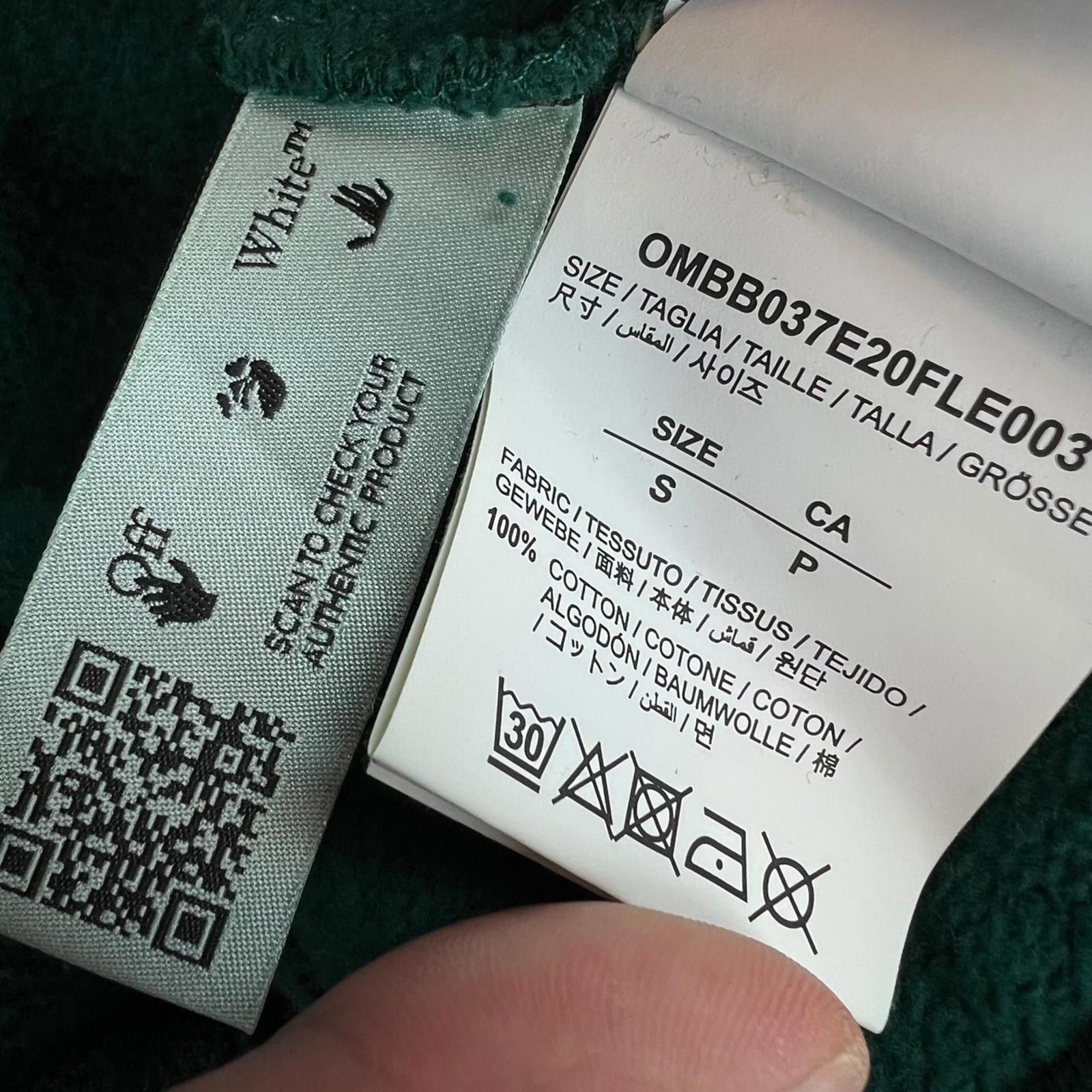Off-White Off-White Caravaggio Painting Green Hoodie Size US S / EU 44-46 / 1 - 4 Thumbnail